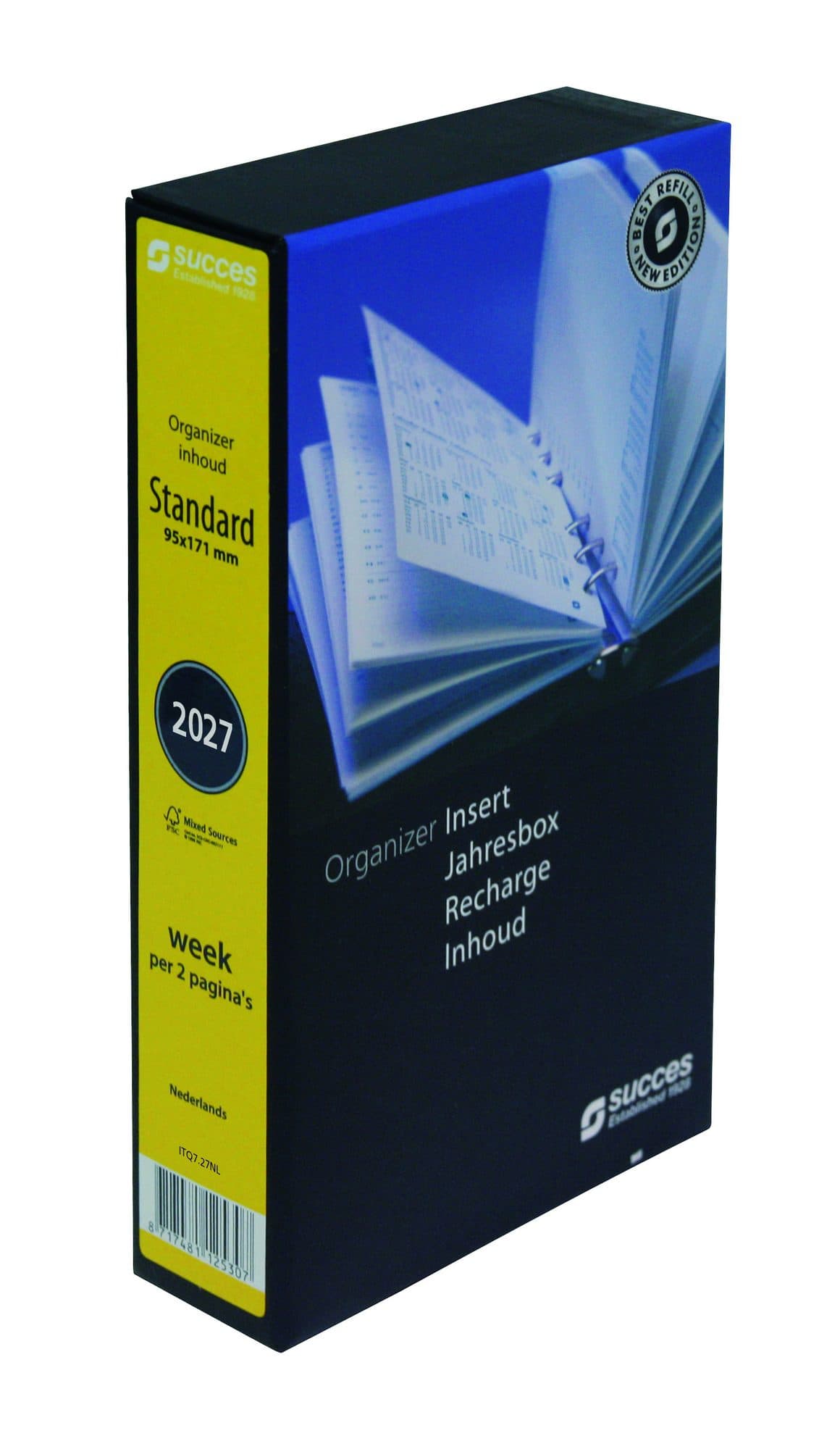 Agendavulling 2027 Succes Standard 7dagen/2pagina's