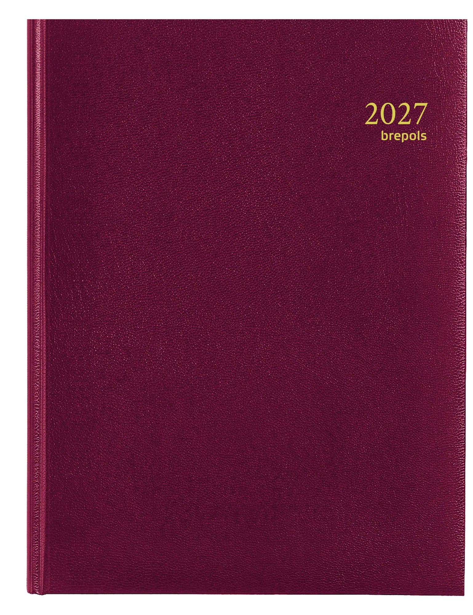 Agenda 2027 Brepols Timing Lima 7dagen/2pagina's viertalig bordeaux
