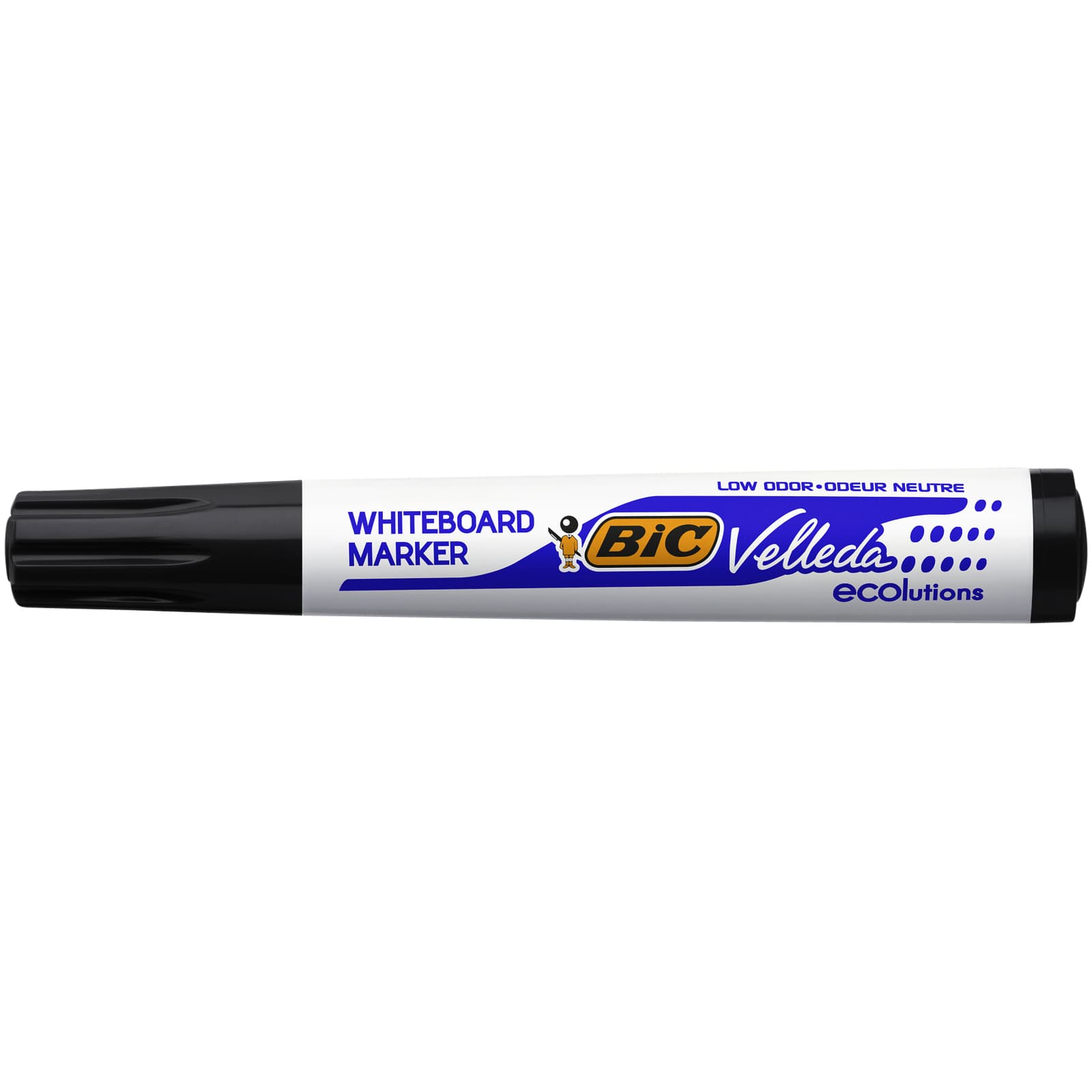 Whiteboardmarker Bic Velleda 1701 rond large zwart 6