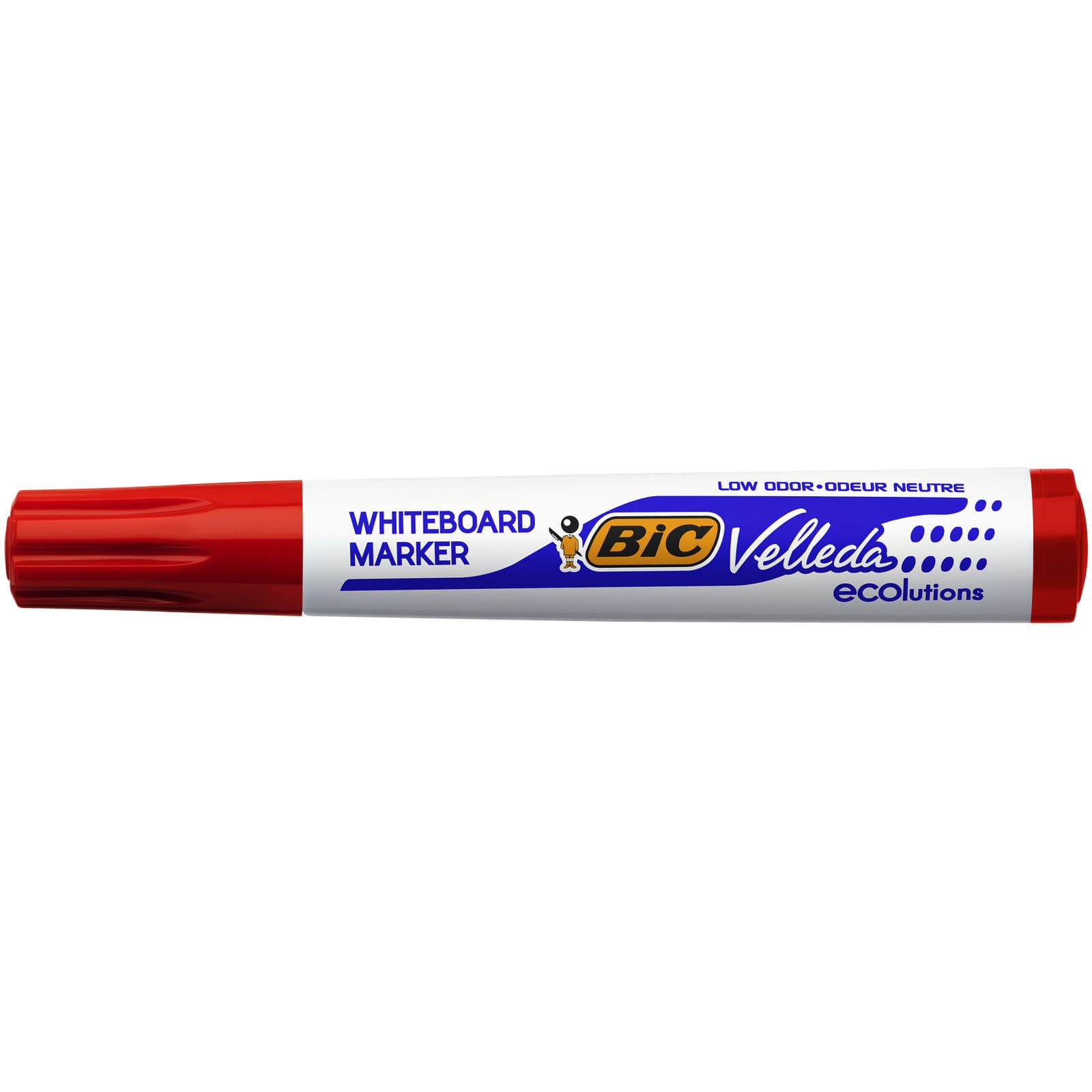 Whiteboardmarker Bic Velleda 1701 rond large rood 6