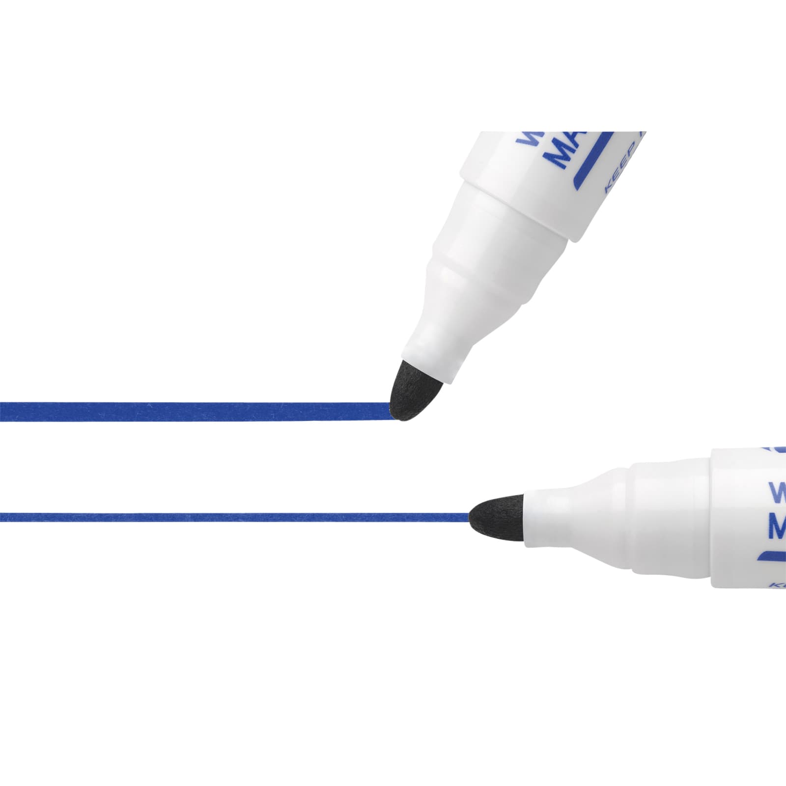 Whiteboardmarker Bic Velleda 1701 rond large blauw 4