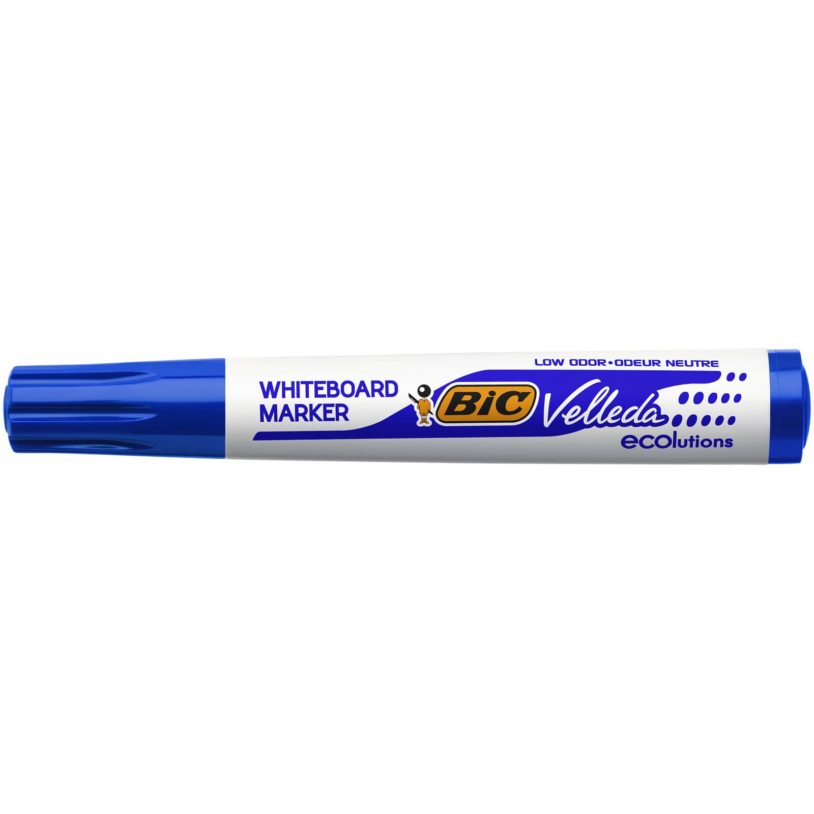 Whiteboardmarker Bic Velleda 1701 rond large blauw 6