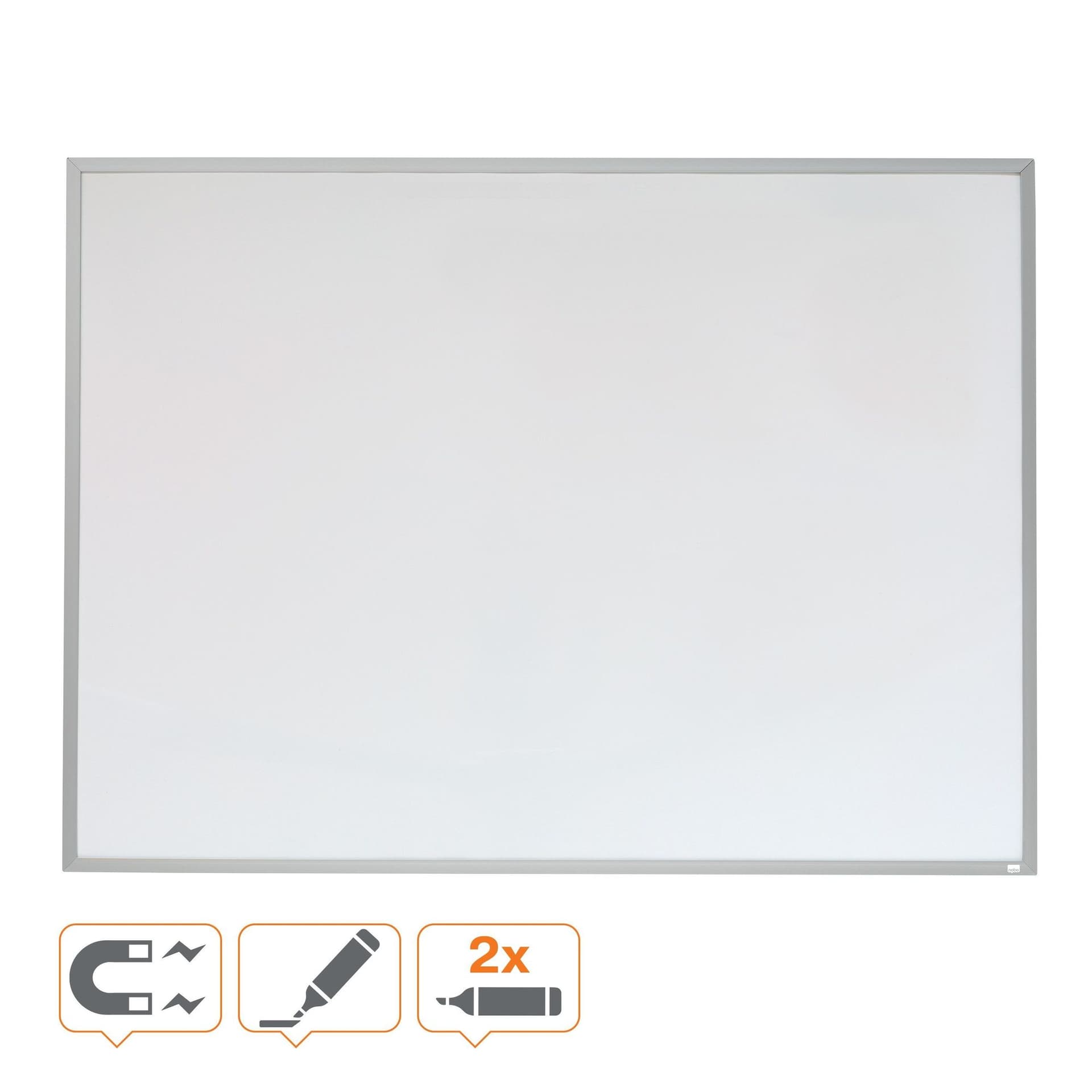 Whiteboard Nobo 58.5x43cm aluminium magnetisch 2