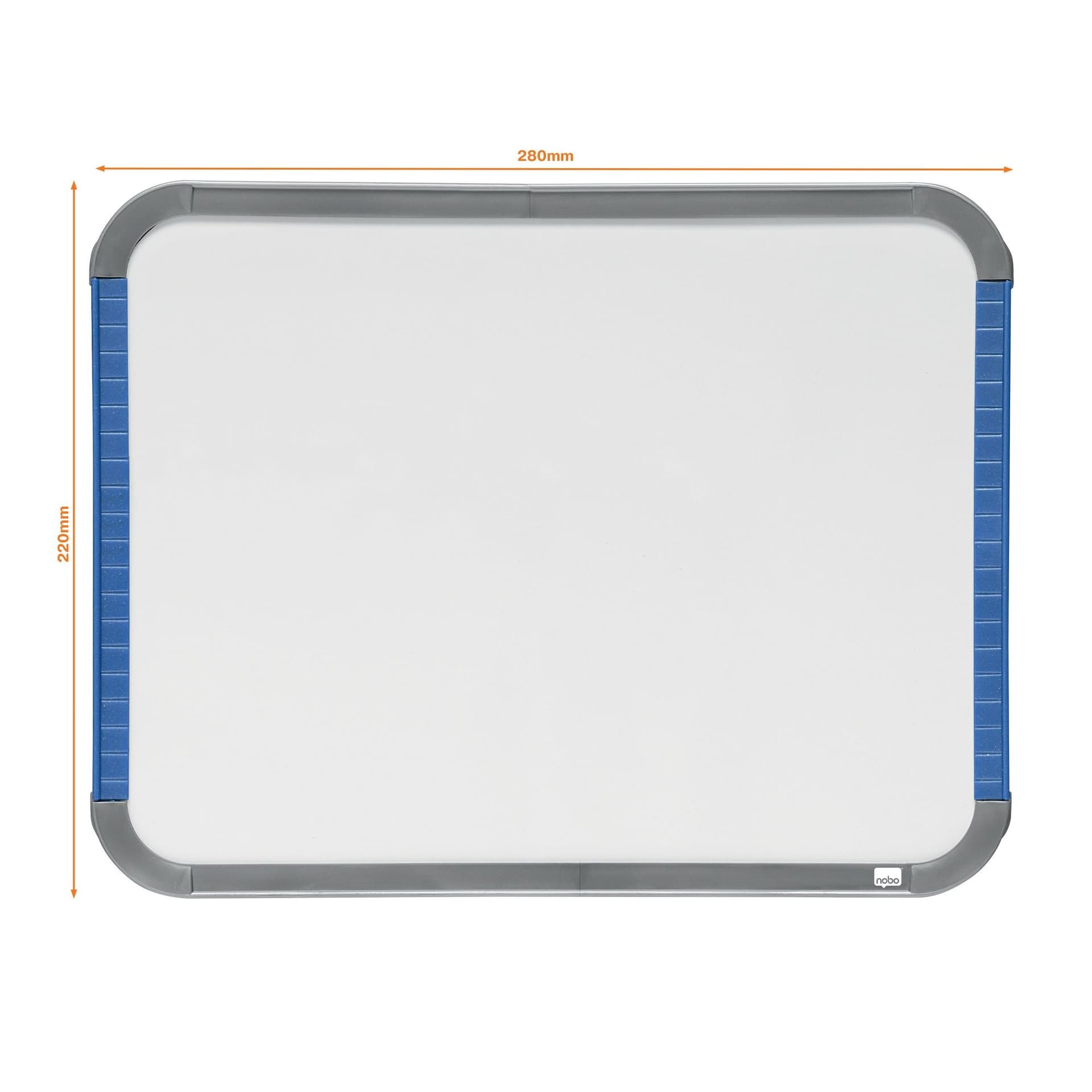 Whiteboard Nobo Slim Line 22x28cm wit 2