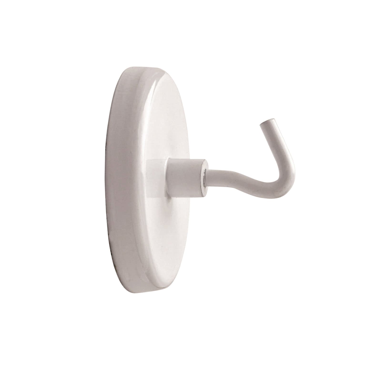 Magneet met haak MAUL 47mm trekkracht 12kg wit 5 stuks 2