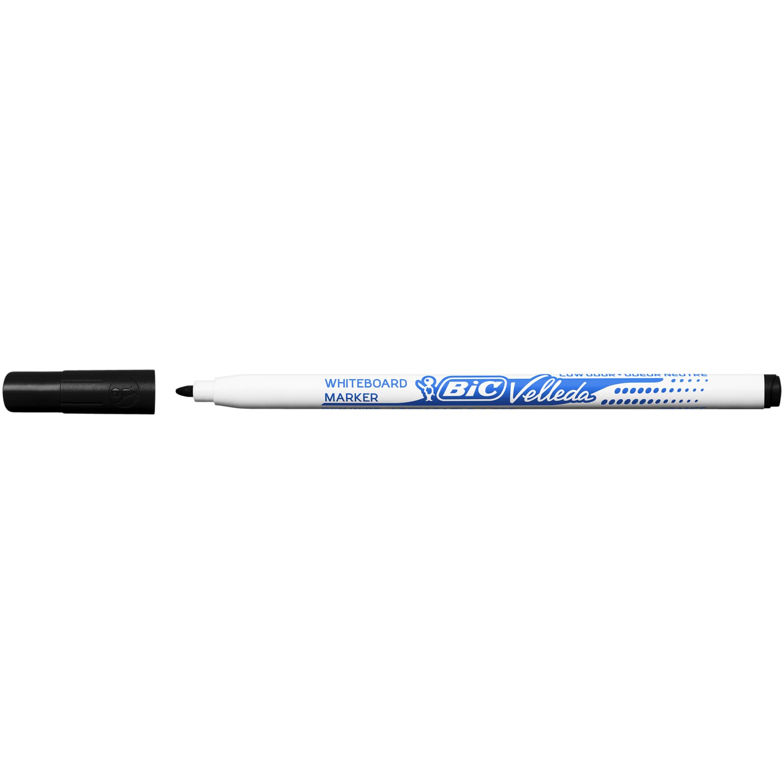 Whiteboardmarker Bic Velleda 1721 rond fijn zwart