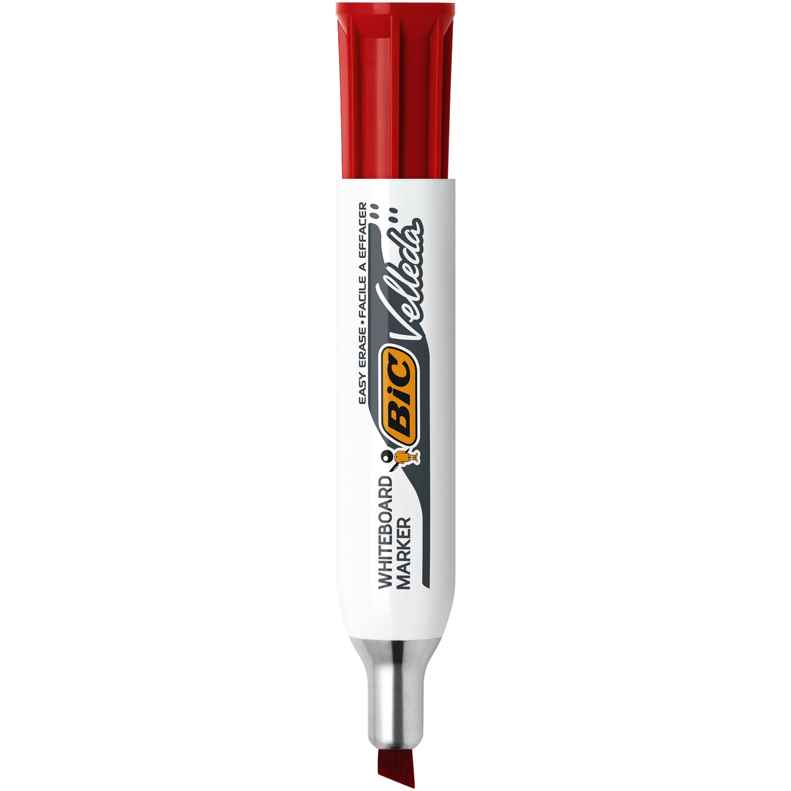 Whiteboardmarker Bic Velleda 1781 schuin large rood 4