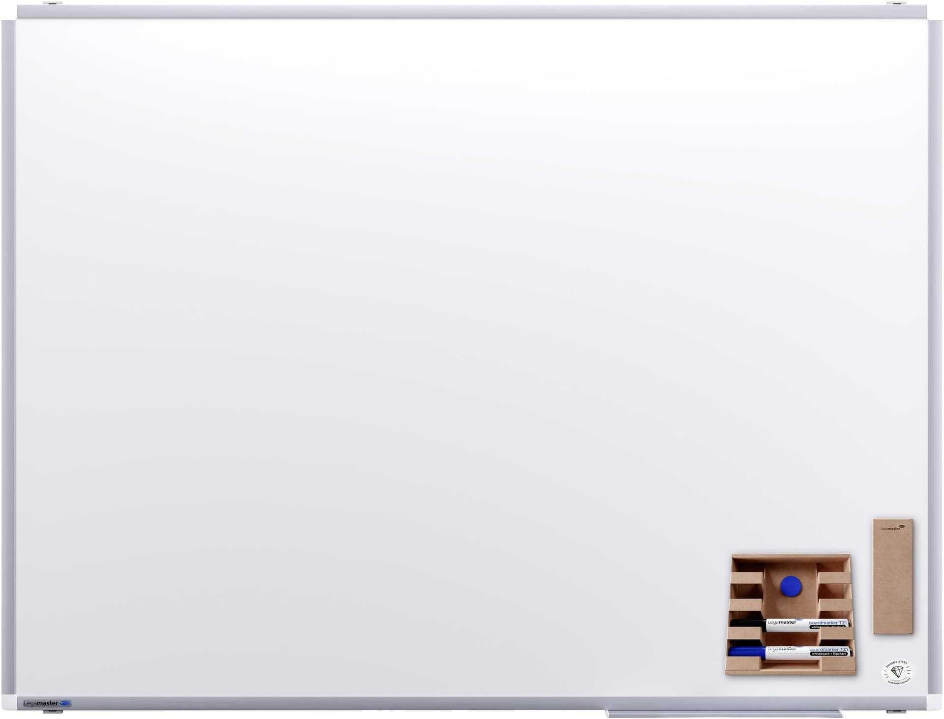 Whiteboard Legamaster Premium+ 90x120cm magnetisch emaille