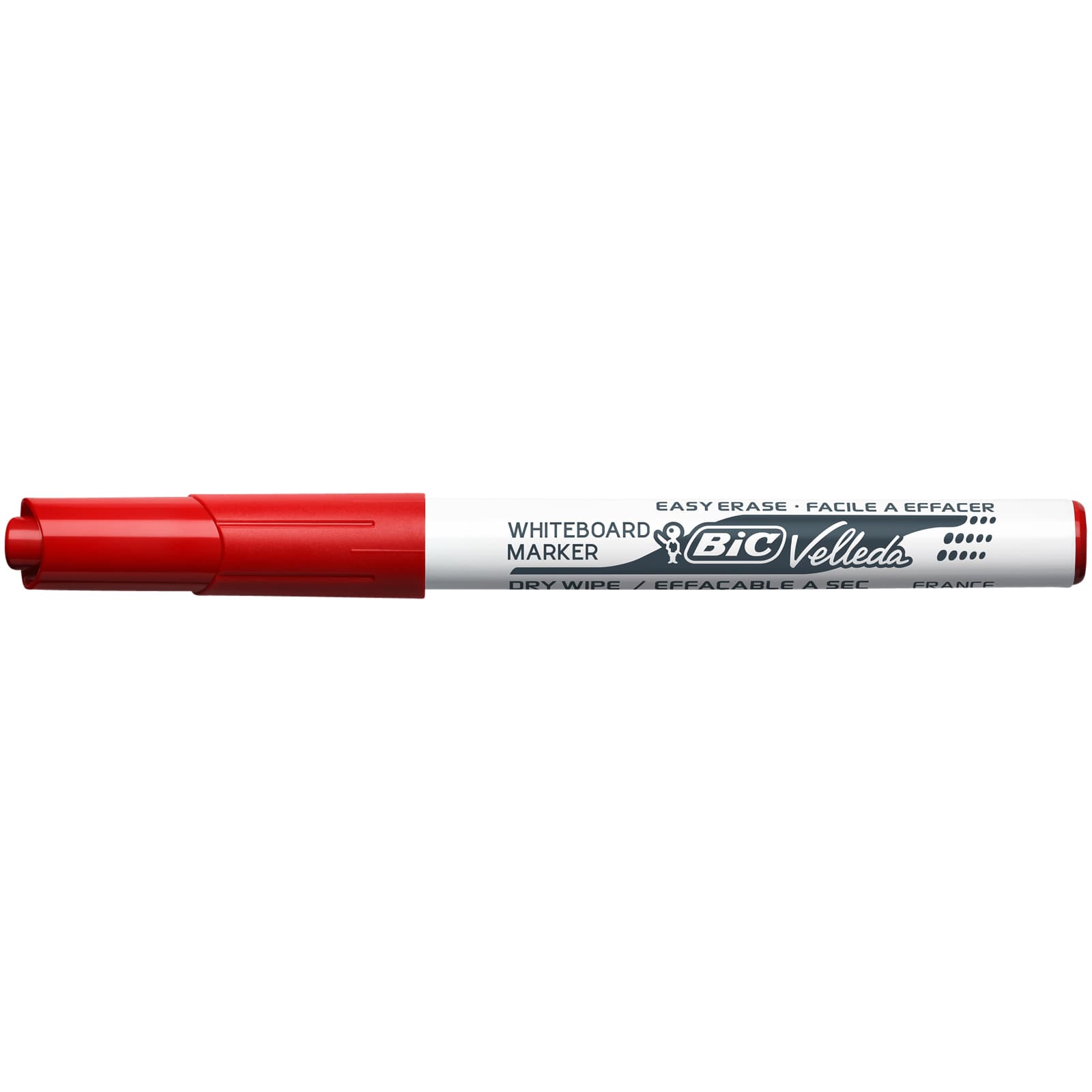 Whiteboardmarker Bic Velleda 1741 rond medium rood 3
