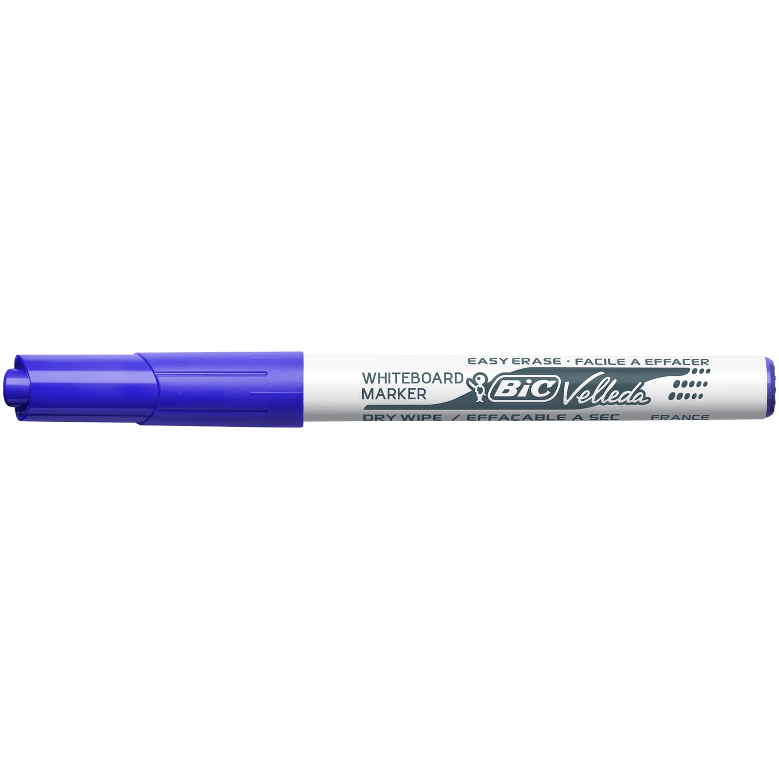 Whiteboardmarker Bic Velleda 1741 rond medium blauw 2