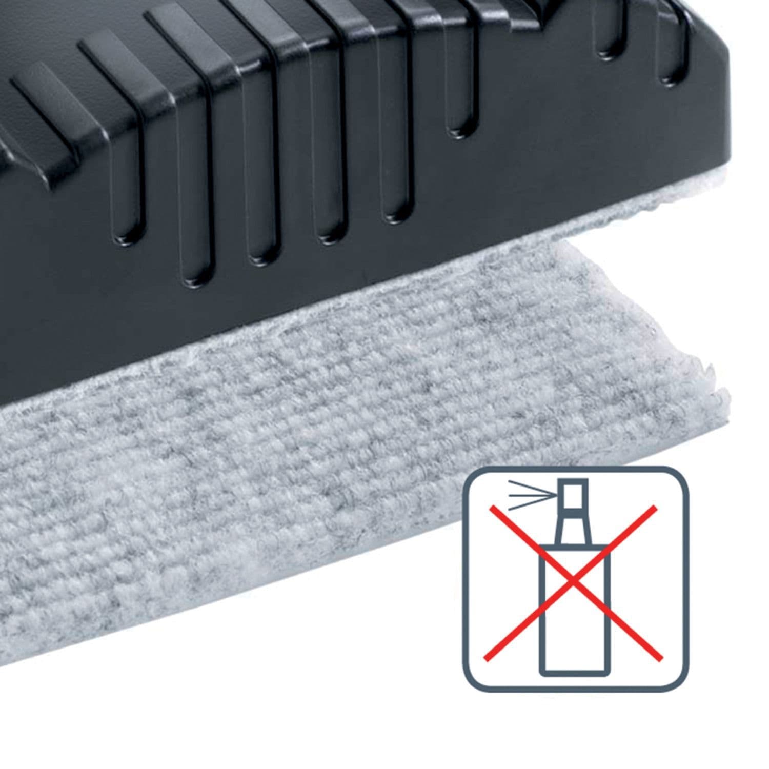 Whiteboardwisser Nobo magnetisch zwart 3