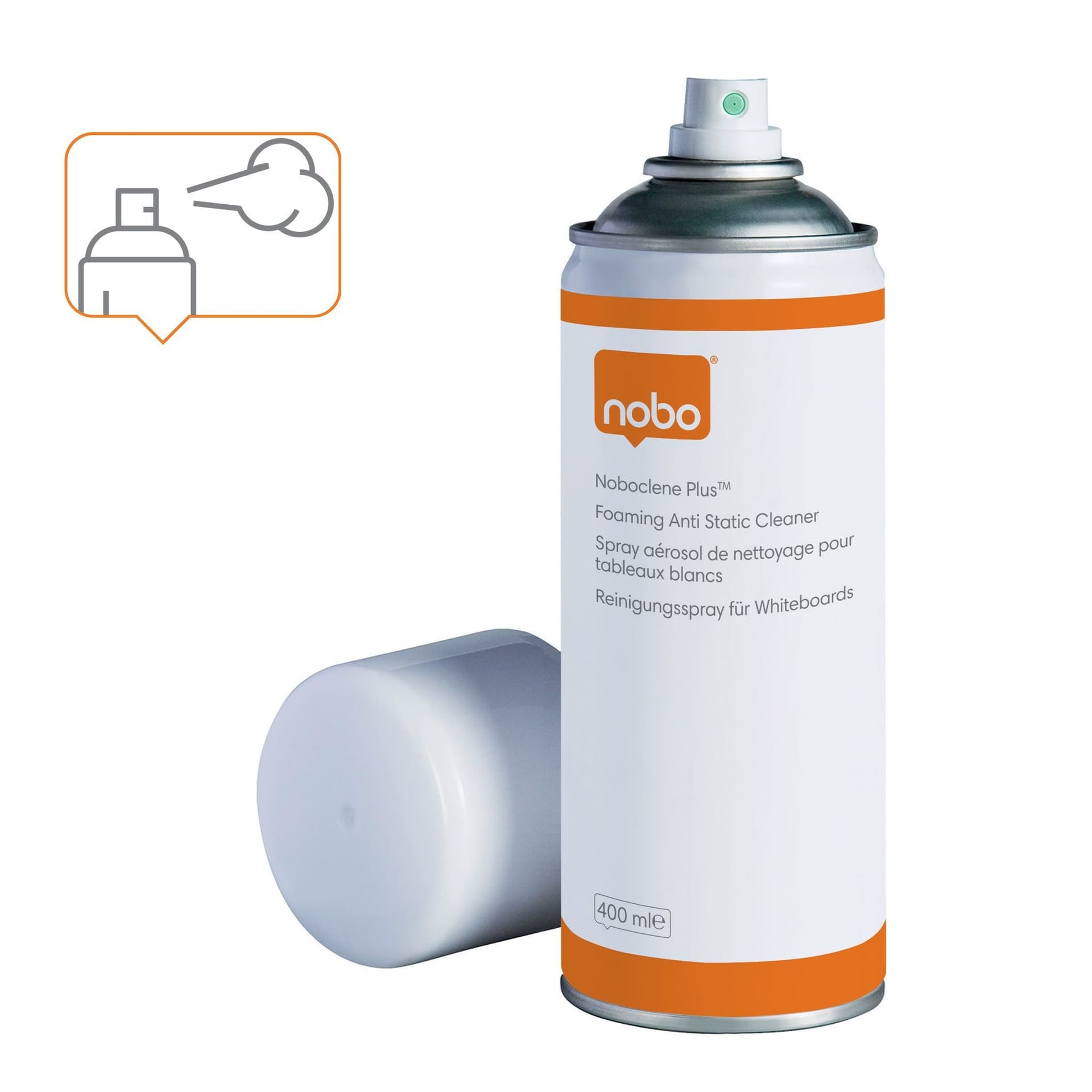 Whiteboardreinigingsspray Nobo noboclene 400ml 2