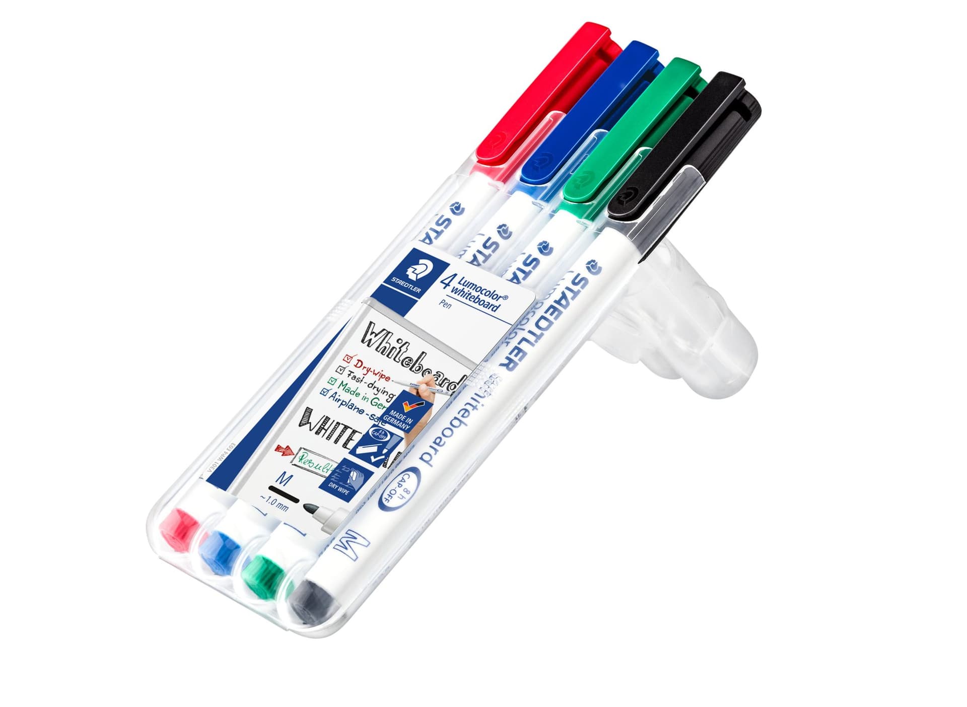 Whiteboardmarker Staedtler 301 rond assorti 1mm 4stuks 2