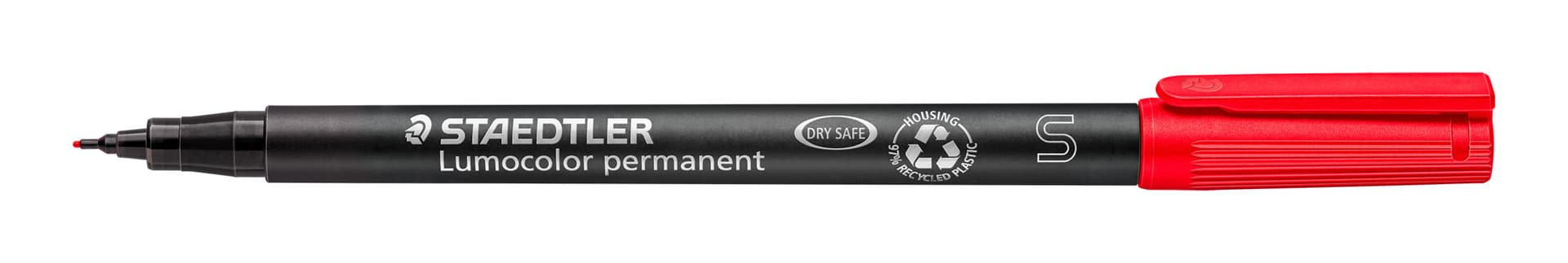 Viltstift Staedtler Lumocolor 313 permanent S rood