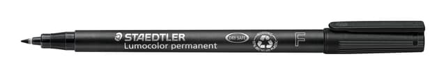 Viltstift Staedtler Lumocolor 318 permanent F zwart 2