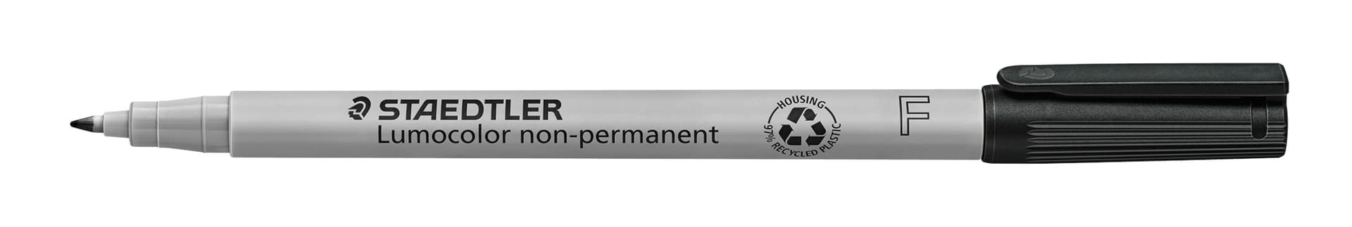 Viltstift Staedtler Lumocolor 316 non permanent F zwart 2