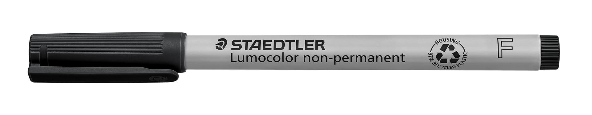 Viltstift Staedtler Lumocolor 316 non permanent F zwart 3