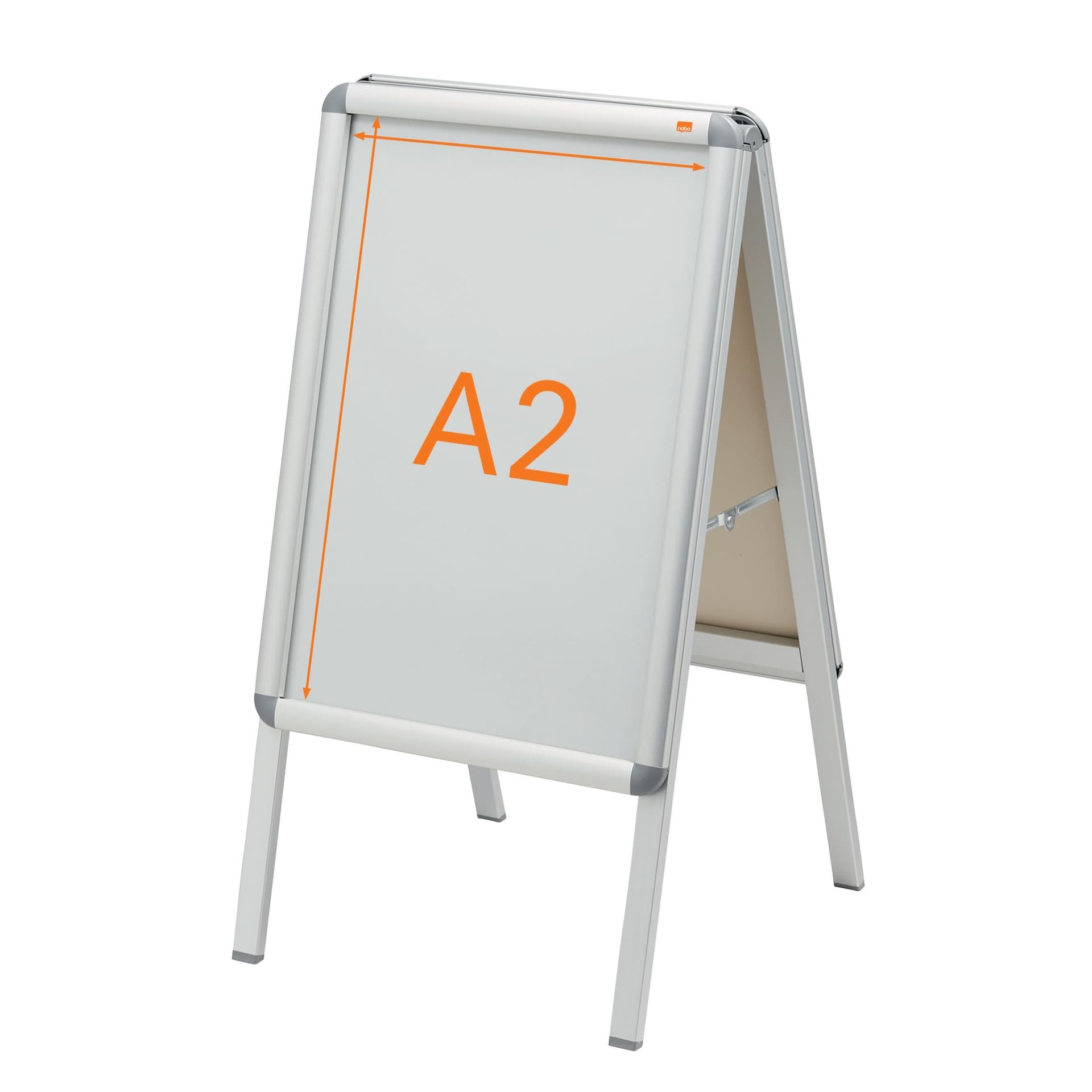 Stoepbord Nobo Essence A2 47,5x89cm met kliklijst 3