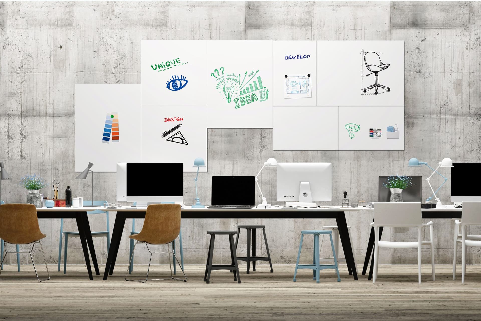 Whiteboard Legamaster Board-Up 75x75cm 3