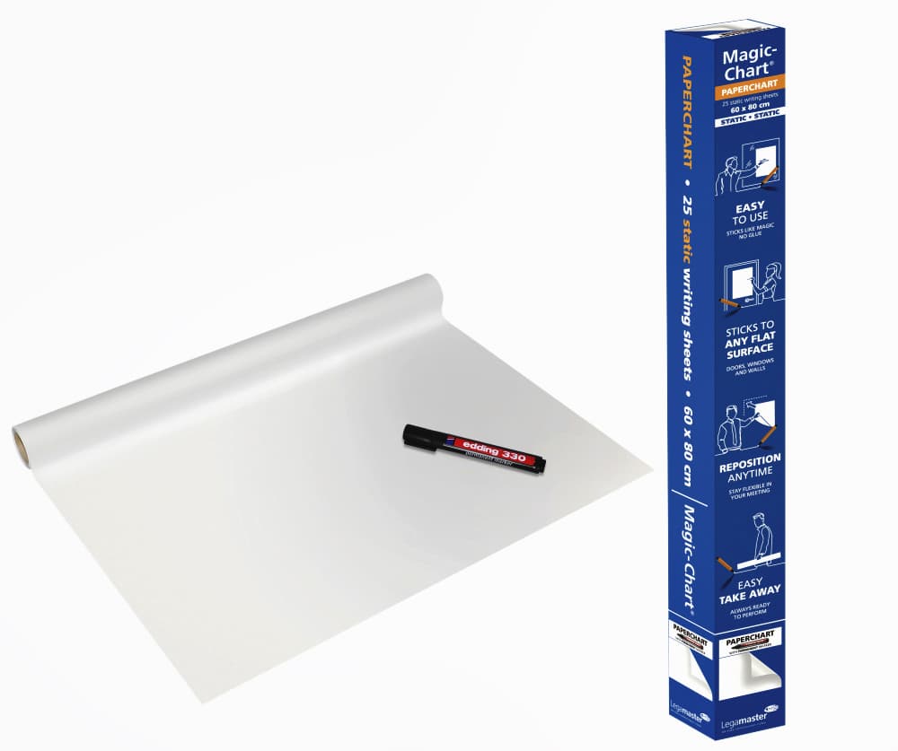 Magic-Chart Legamaster Paperchart folie 60x80cm wit 25 vel 3