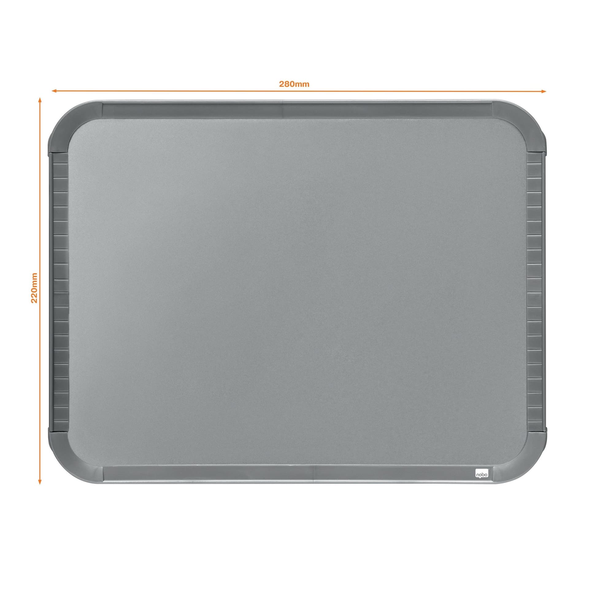 Whiteboard Nobo Slim Line 22x28cm zilver 2