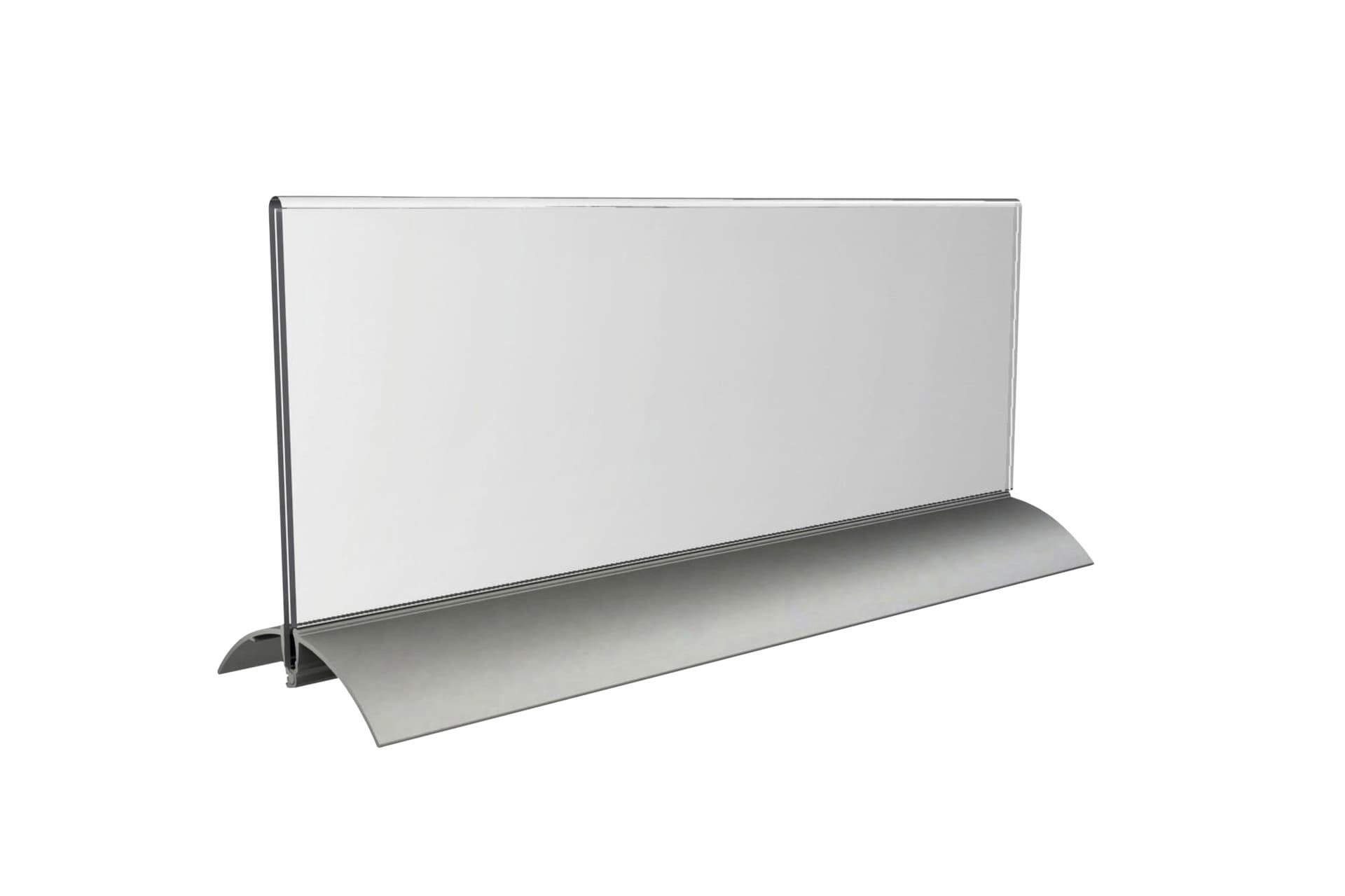 Tafelnaambord Europel 105x297mm acryl aluminium 2