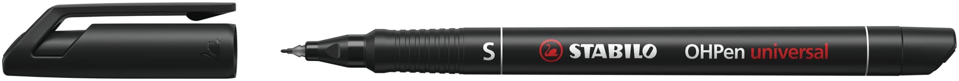 Viltstift STABILO OHpen 841/46 permanent rond superfijn zwart
