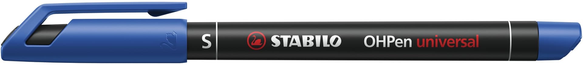 Viltstift STABILO OHpen 841/41 permanent rond superfijn blauw 2