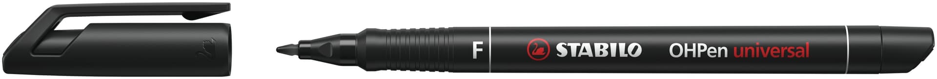 Viltstift STABILO OHpen 842/46 permanent rond fijn zwart