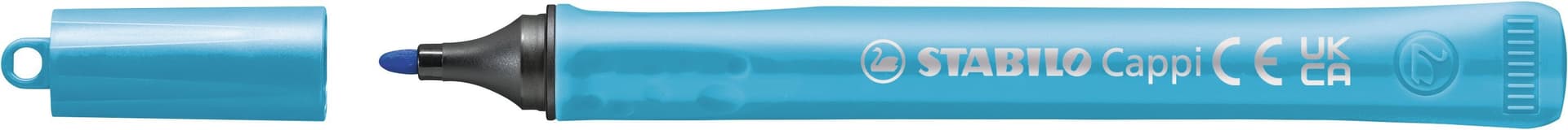 Viltstift STABILO Cappi 168/12 medium assorti etui à 12 stuks 2