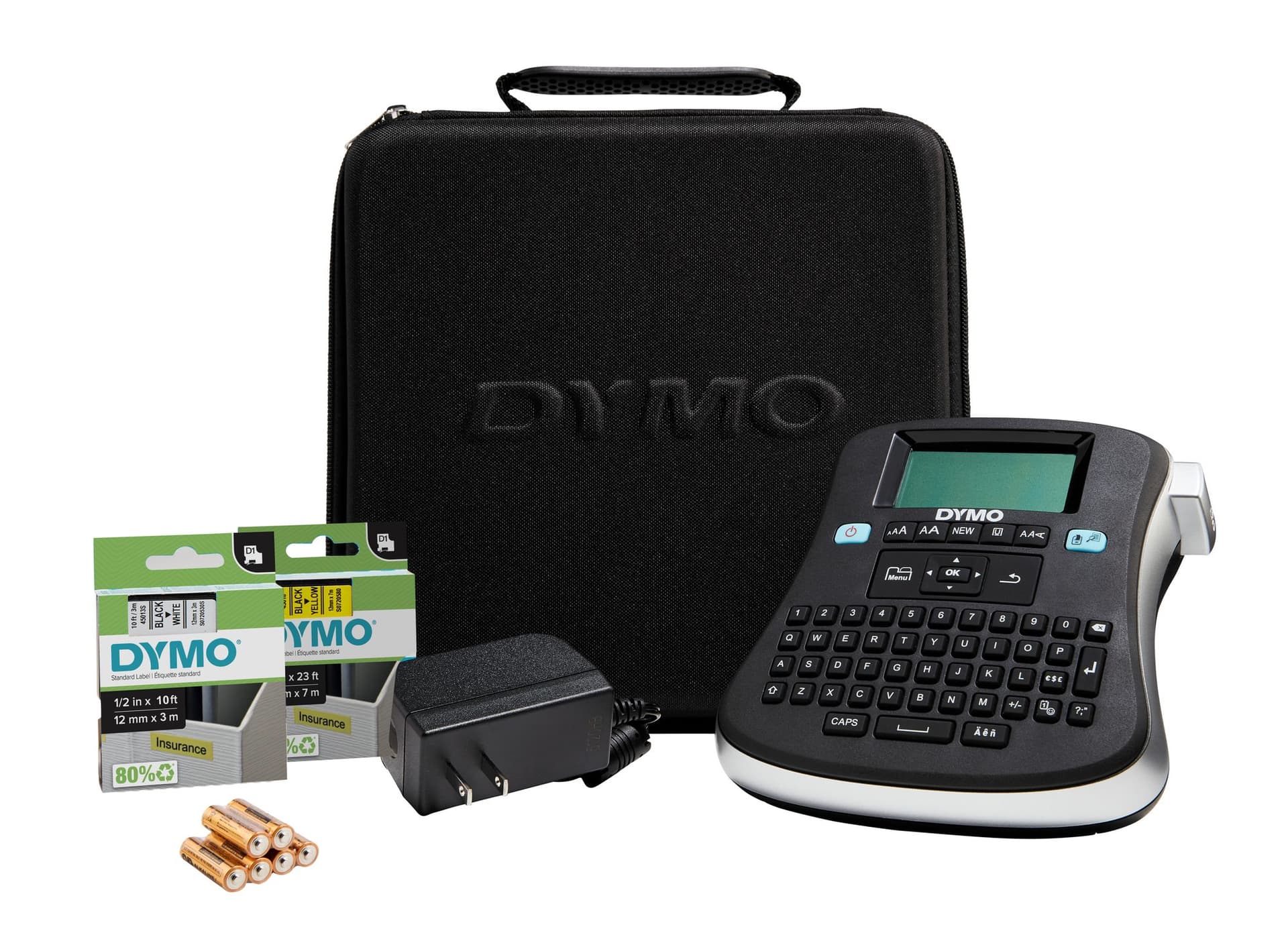 Labelprinter Dymo LabelManager 210D+ draagbaar qwerty 12mm zwart in koffer 3