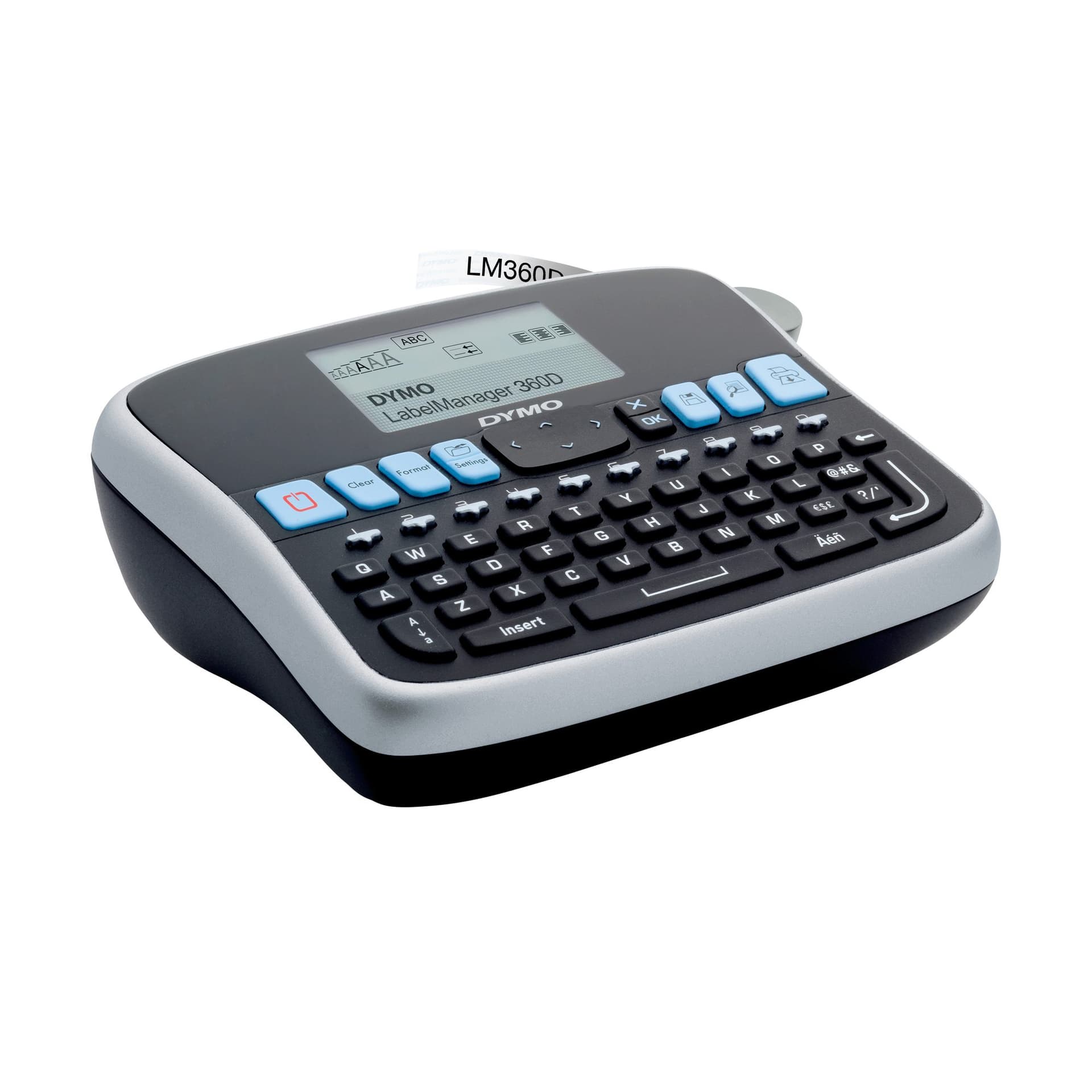 Labelprinter Dymo LabelManager 360D draagbaar qwerty 19mm zwart 3