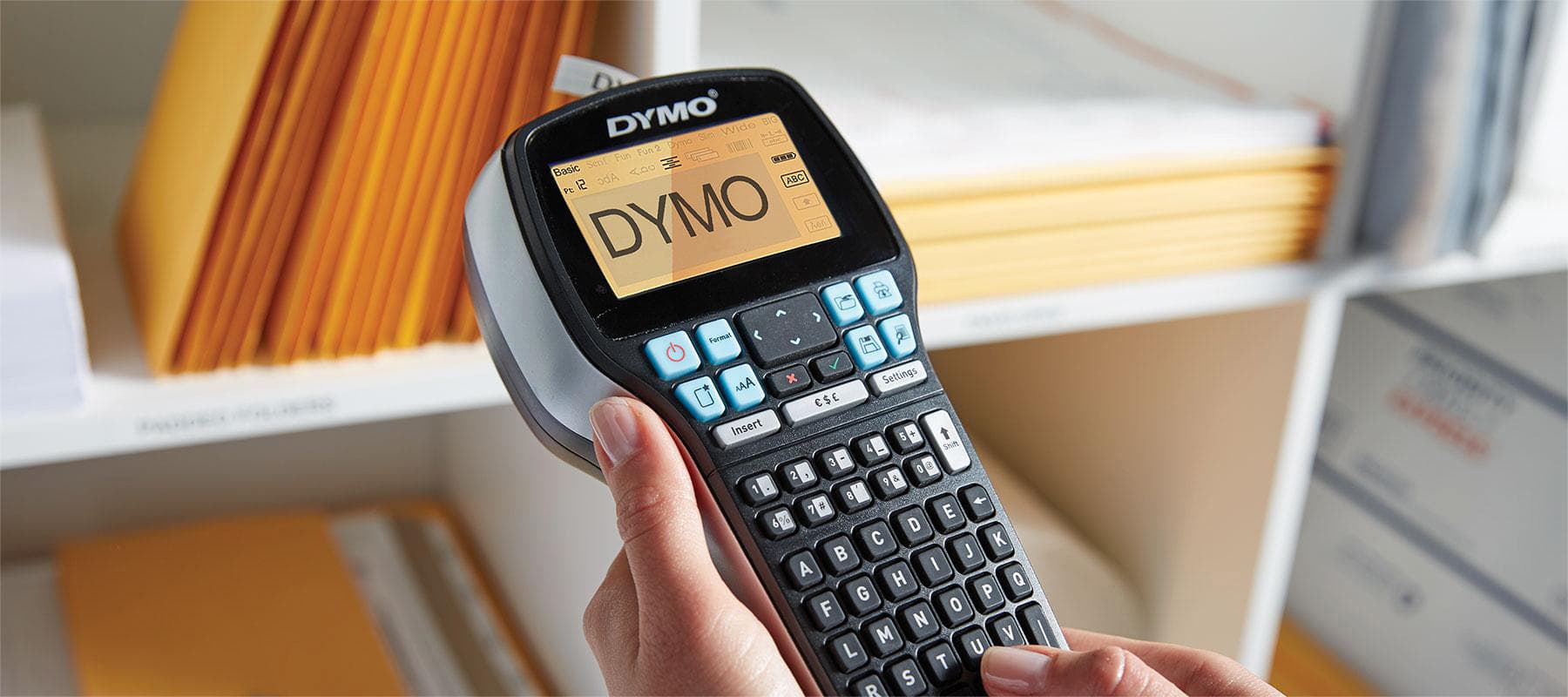 Labelprinter Dymo LabelManager 420P draagbaar abc 19mm zwart 8