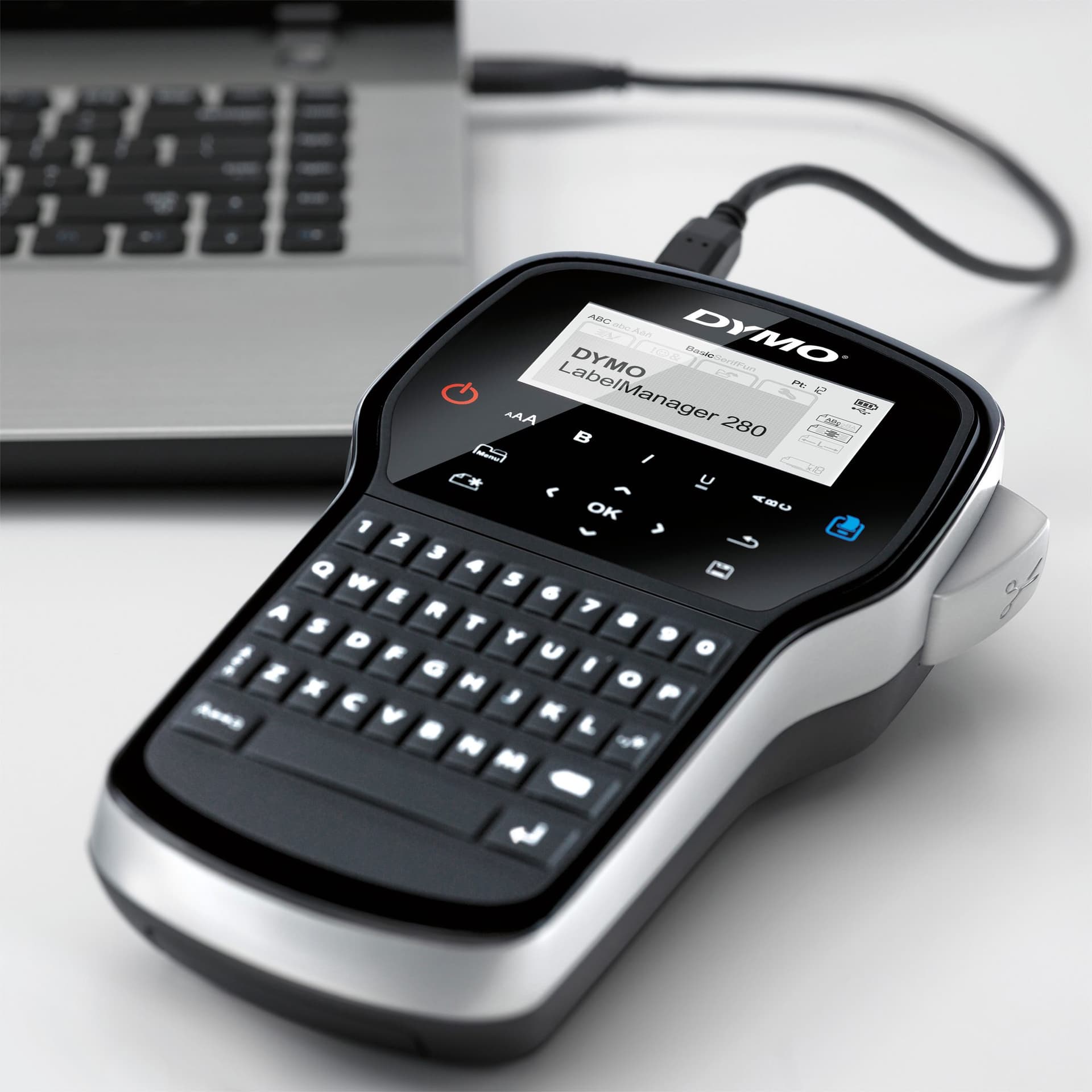 Labelprinter Dymo LabelManager 280 draagbaar qwerty 12mm zwart 6
