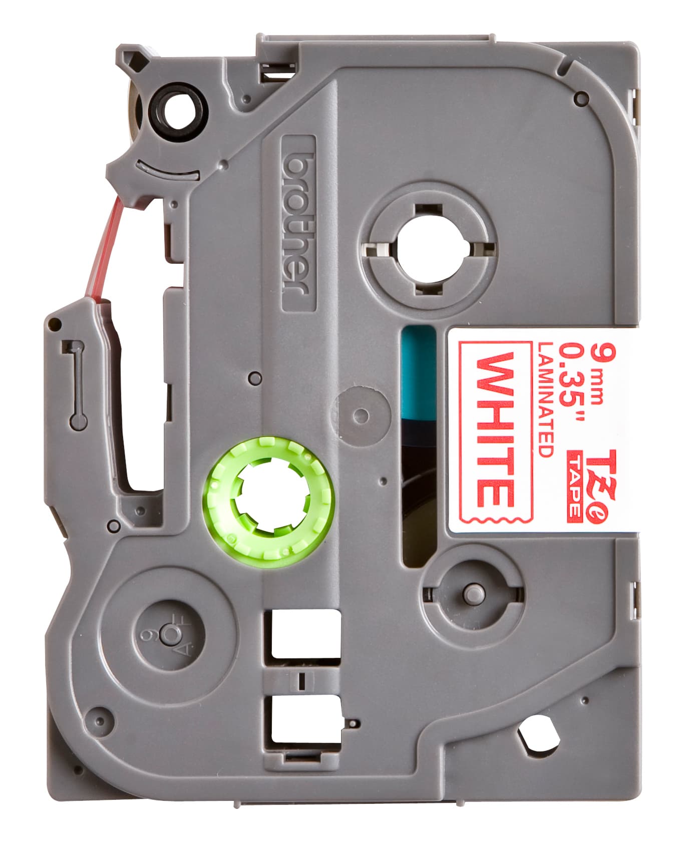 Labeltape Brother P-touch TZe-222 standaard 9mm rood op wit 2