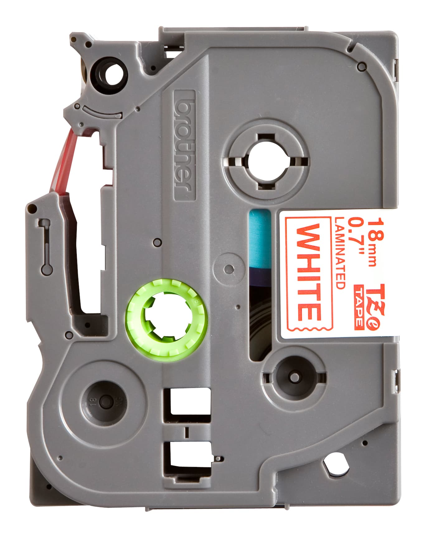 Labeltape Brother P-touch TZe-242 standaard 18mm rood op wit 2