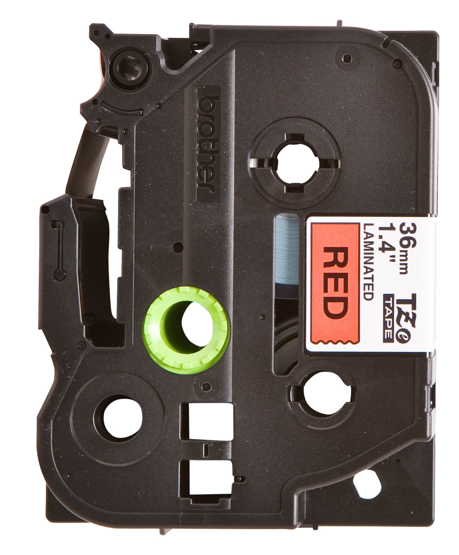 Labeltape Brother P-touch TZe-461 standaard 36mm zwart op rood 2