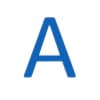 Labeltape Dymo LabelManager D1 polyester 9mm blauw op wit 2