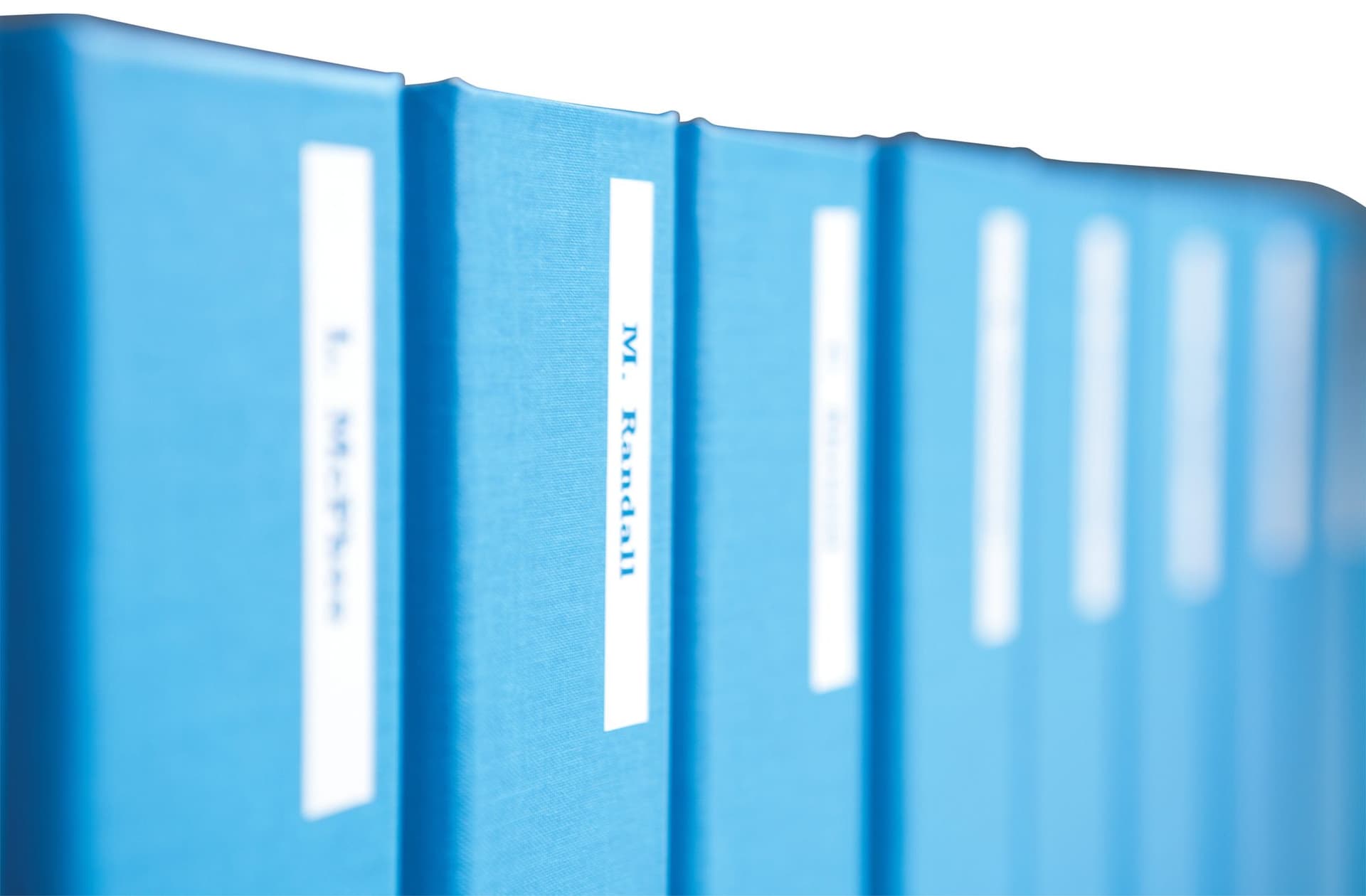 Labeltape Dymo LabelManager D1 polyester 9mm blauw op wit 7