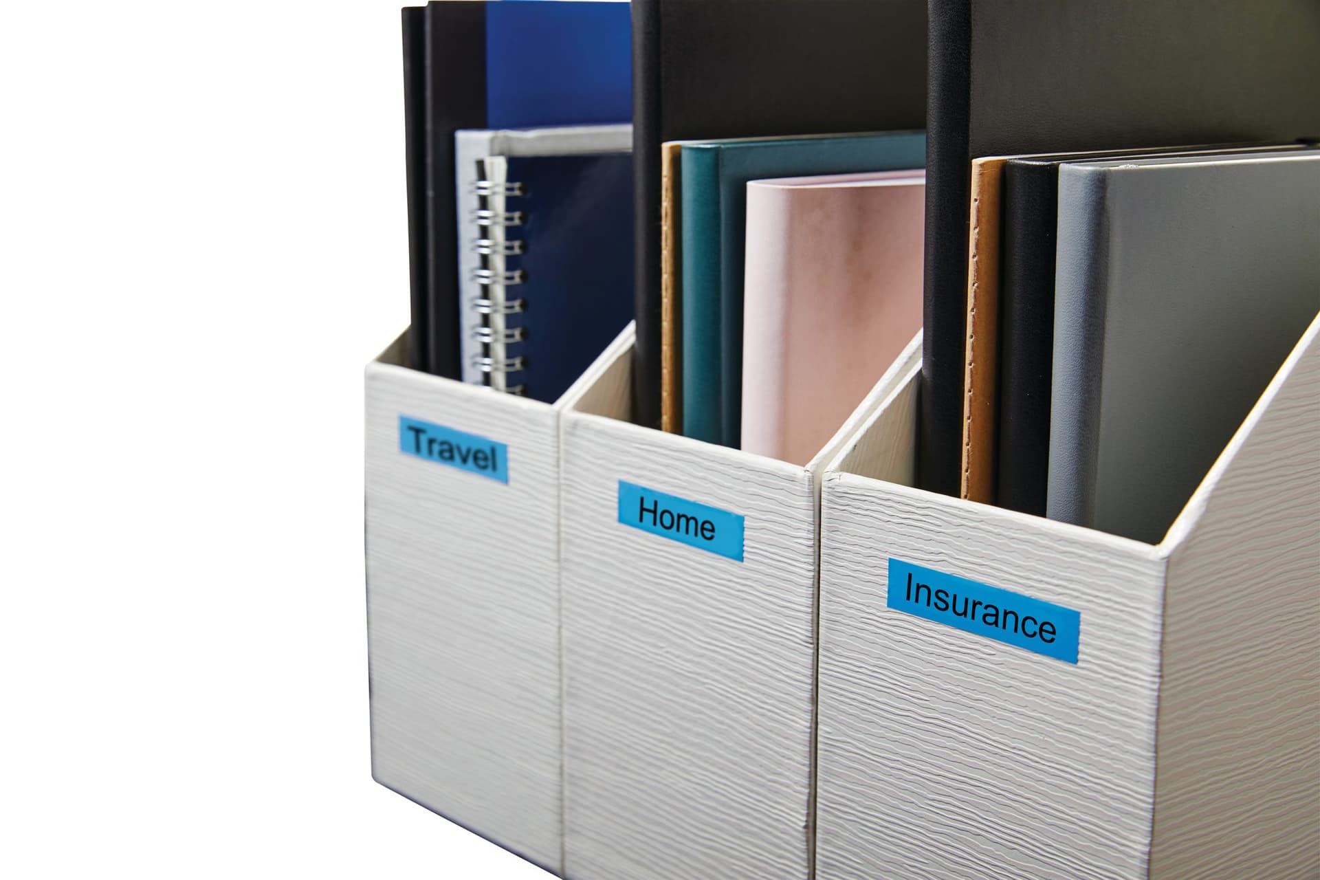 Labeltape Dymo LabelManager D1 polyester 9mm zwart op blauw 7