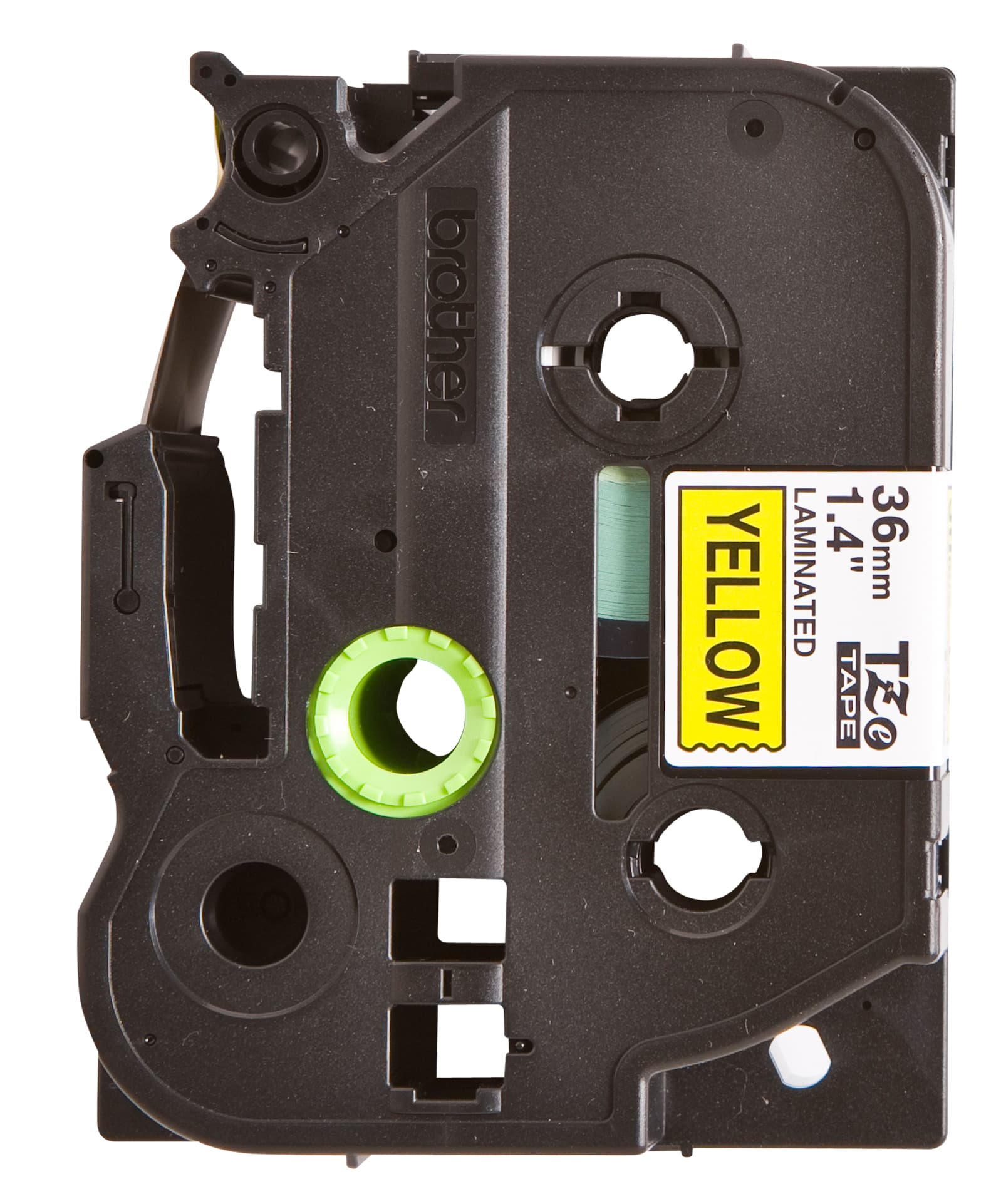 Labeltape Brother P-touch TZe-661 standaard 36mm zwart op geel 2