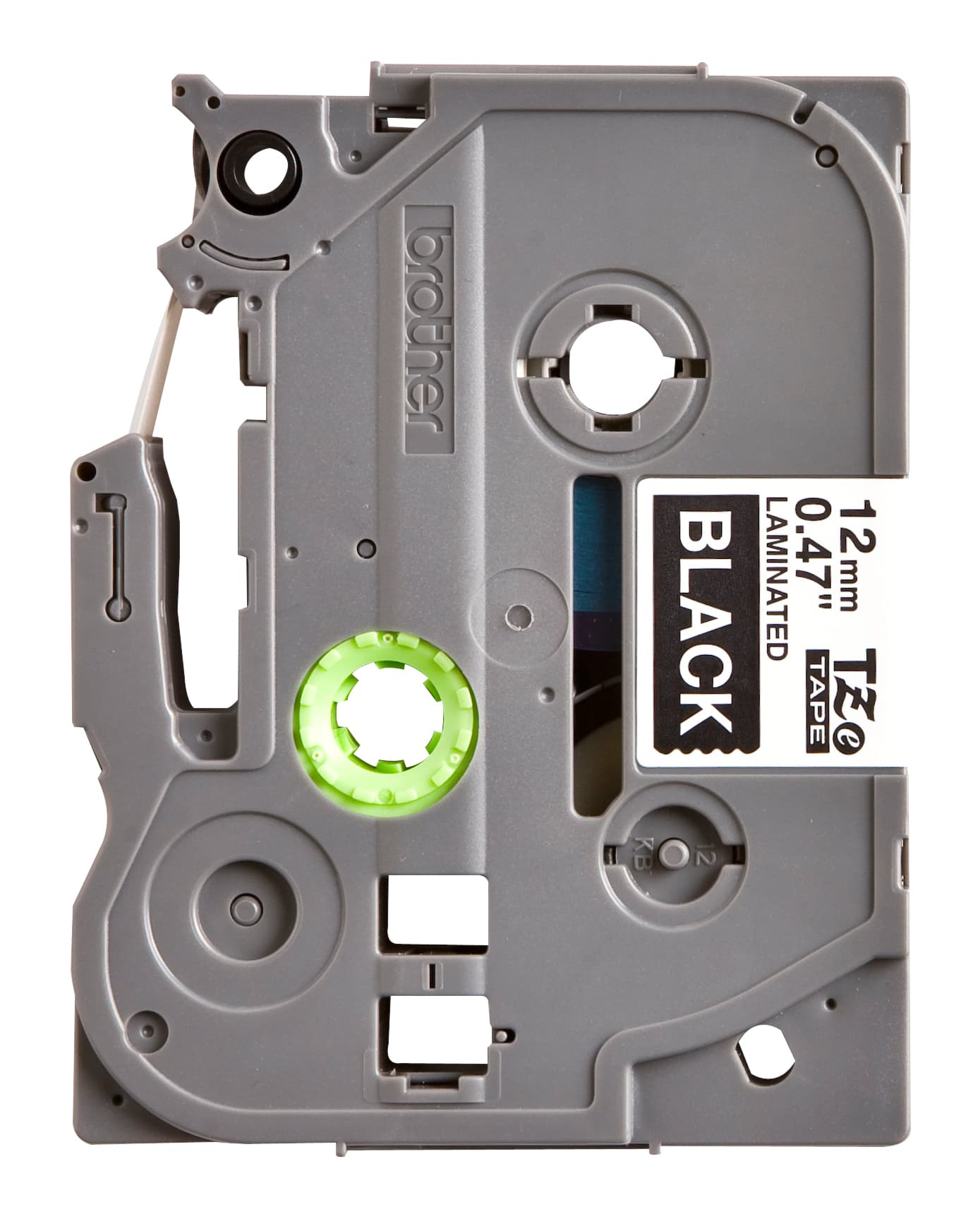 Labeltape Brother P-touch TZe-335 standaard 12mm wit op zwart 2