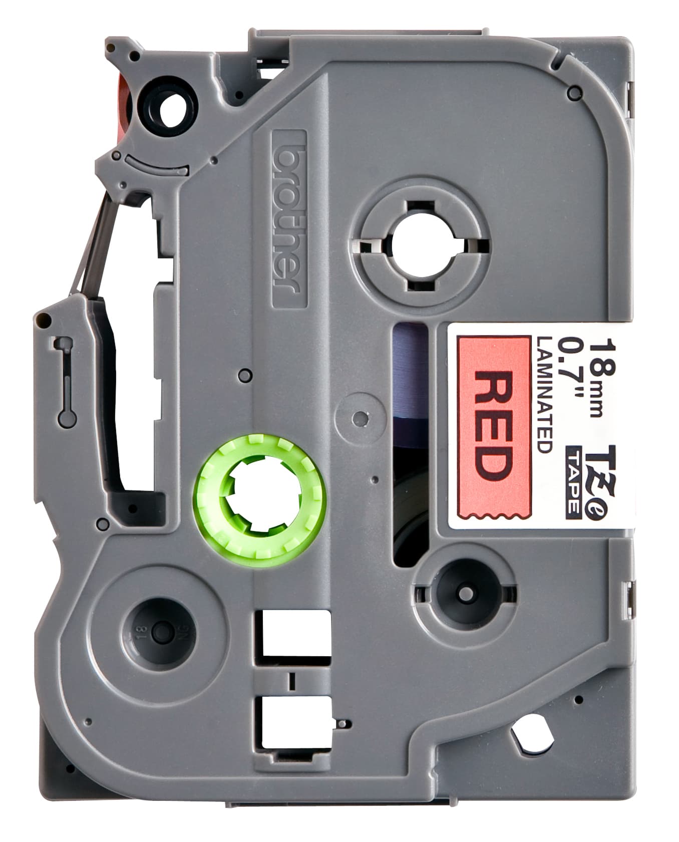Labeltape Brother P-touch TZe-441 standaard 18mm zwart op rood 2
