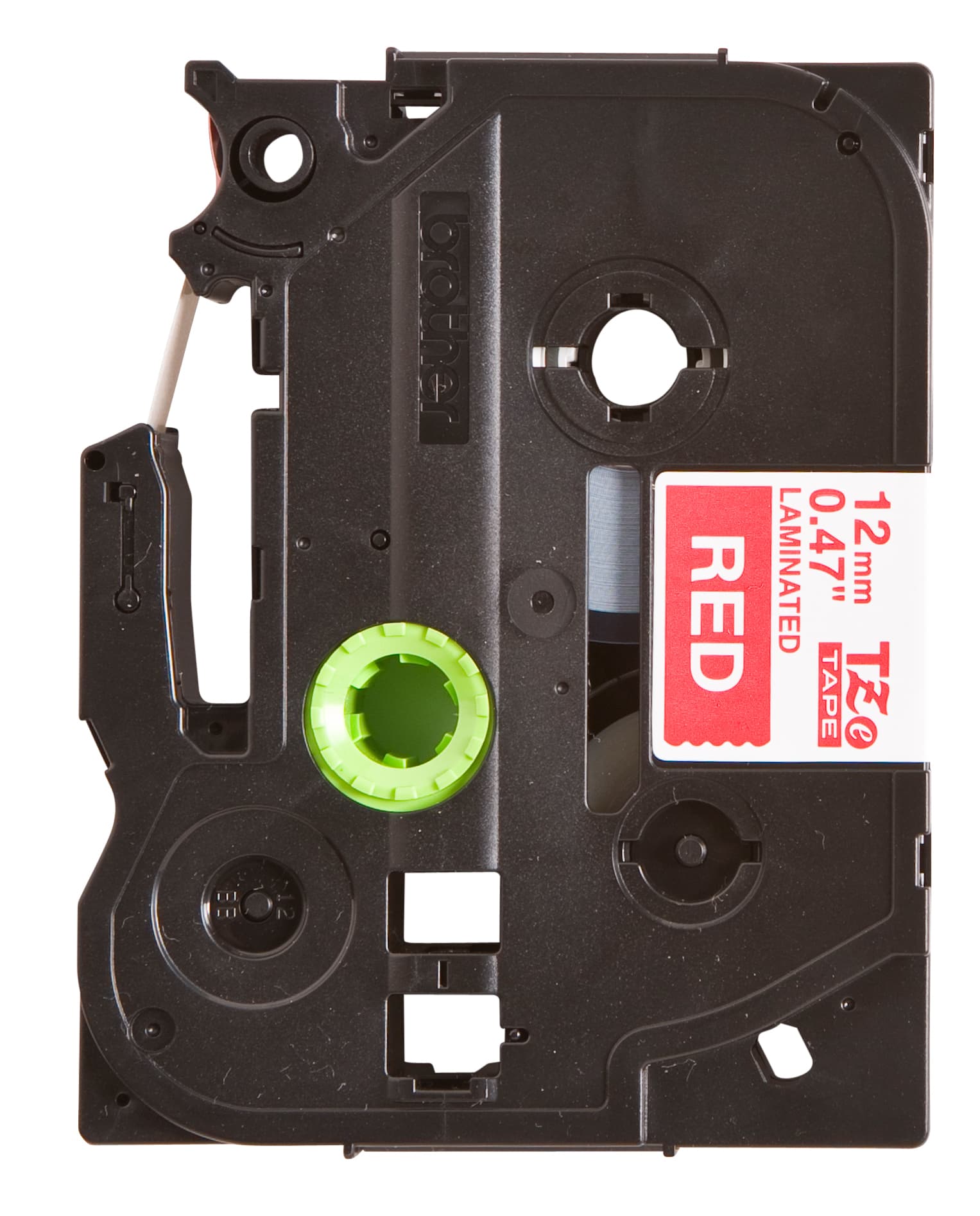 Labeltape Brother P-touch TZe-435 standaard 12mm wit op rood 2