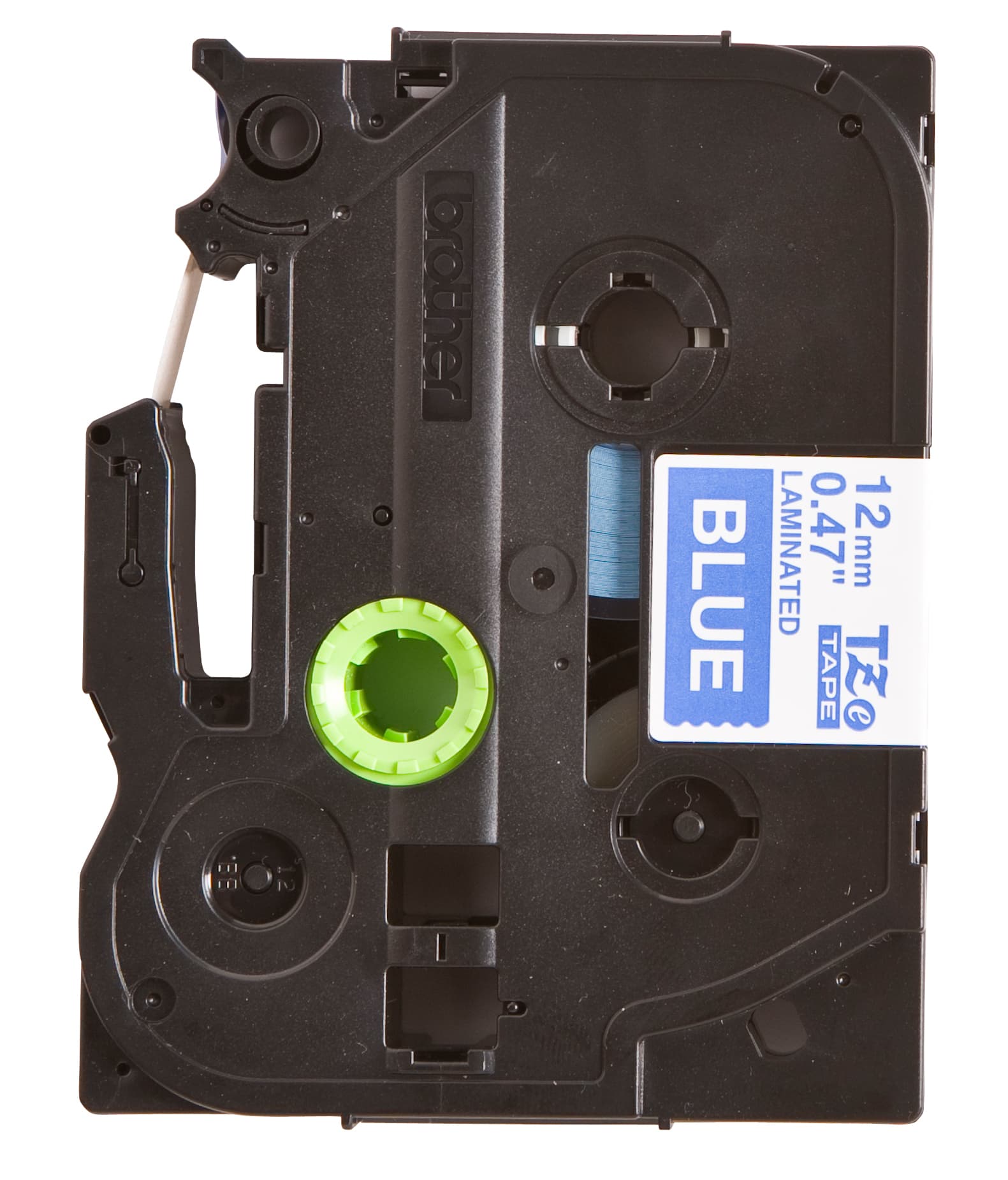 Labeltape Brother P-touch TZe-535 standaard 12mm wit op blauw 2
