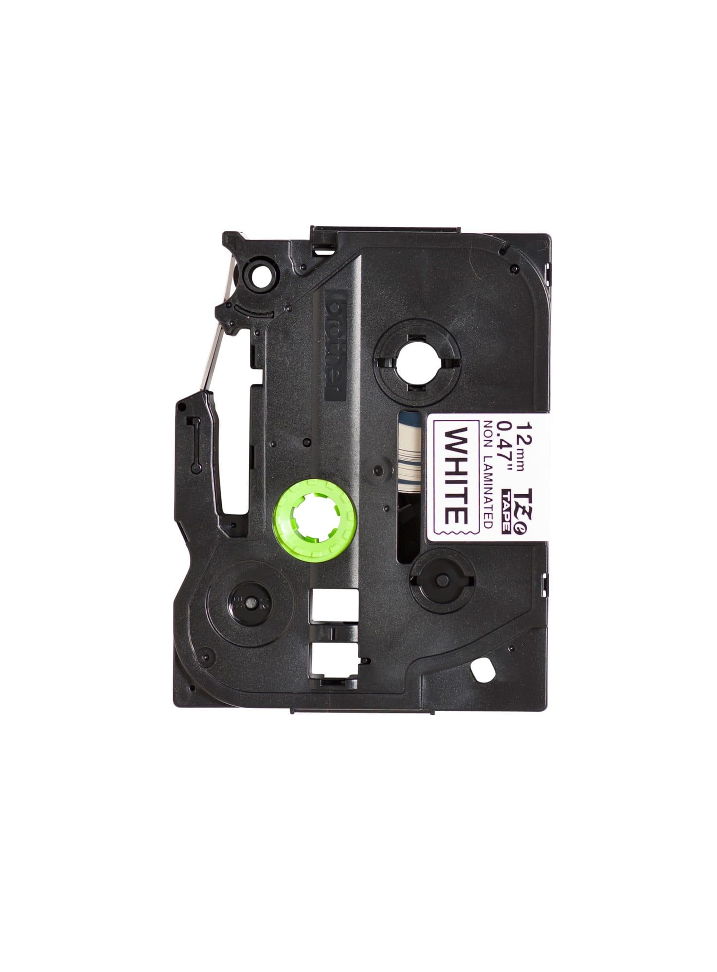 Labeltape Brother P-touch TZe-N231 ongelamineerd 12mm zwart op wit 2