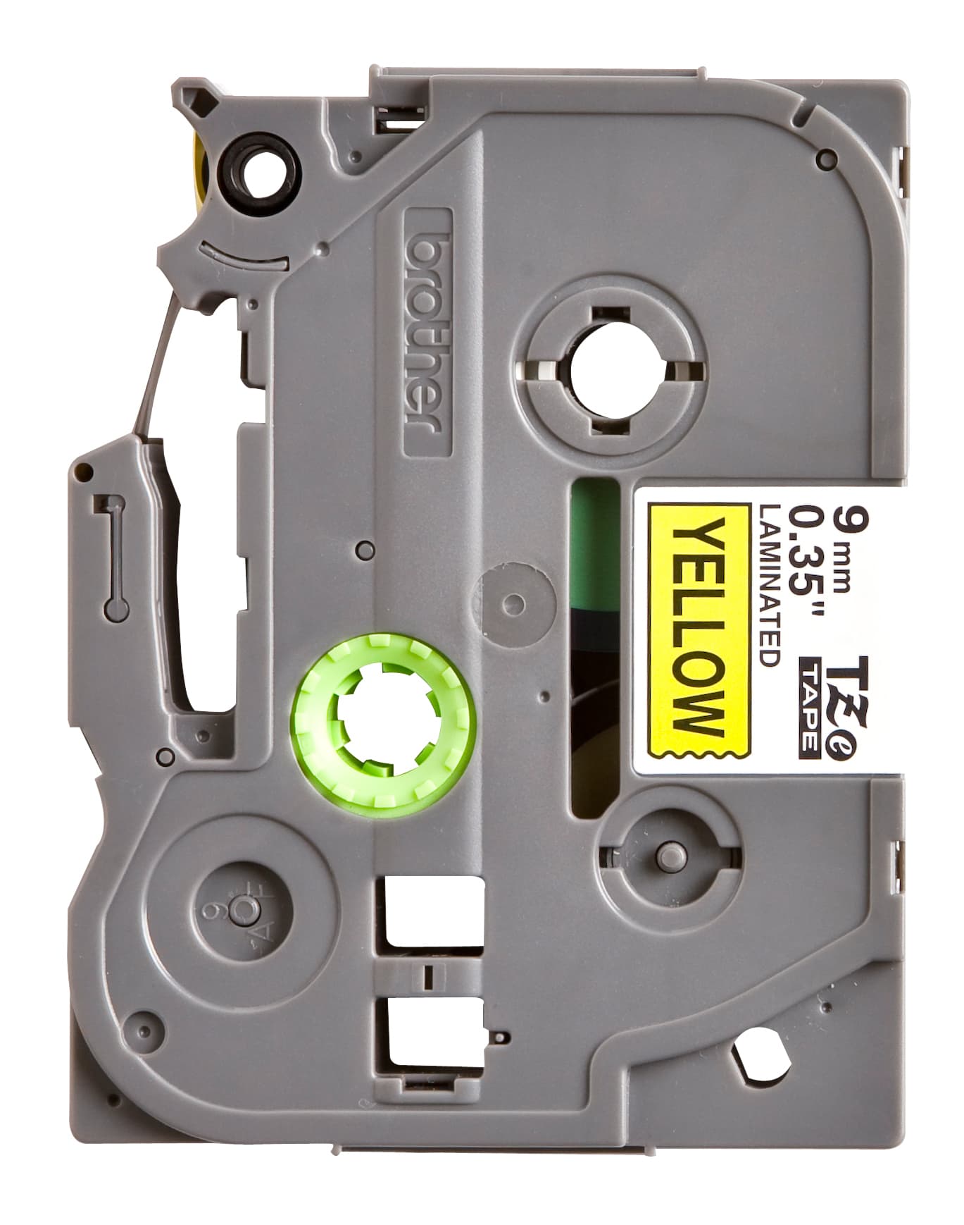 Labeltape Brother P-touch TZe-621 standaard 9mm zwart op geel 2