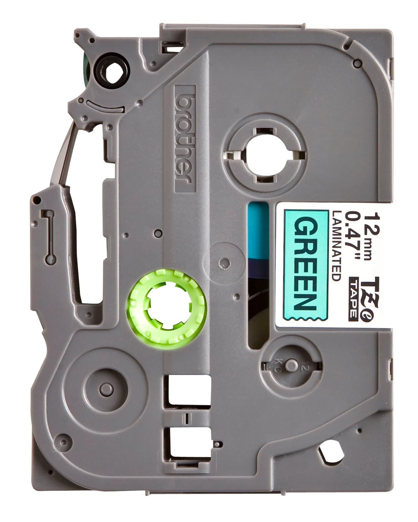 Labeltape Brother P-touch TZe-731 standaard 12mm zwart op groen 2