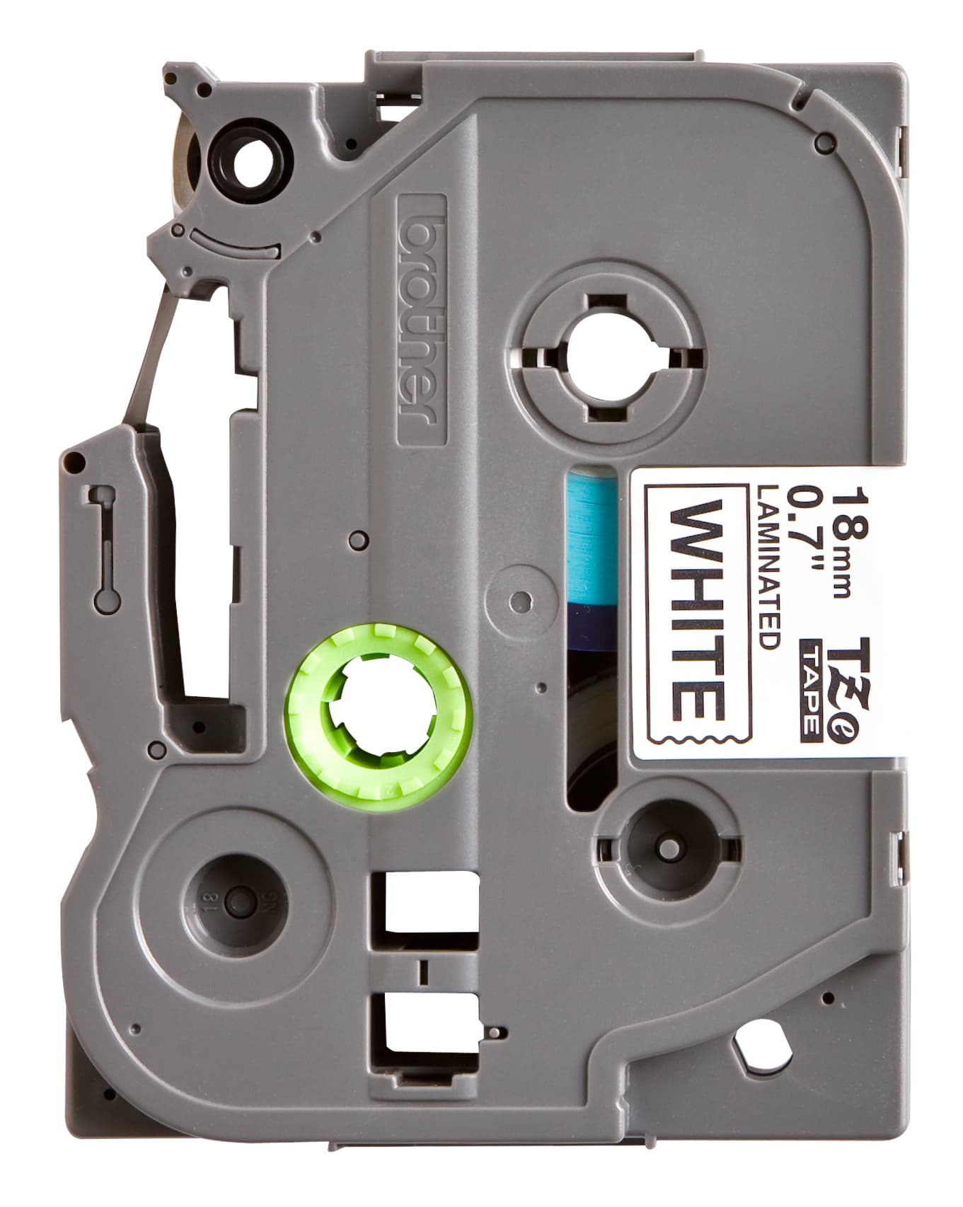 Labeltape Brother P-touch TZe-241 standaard 18mm zwart op wit 2