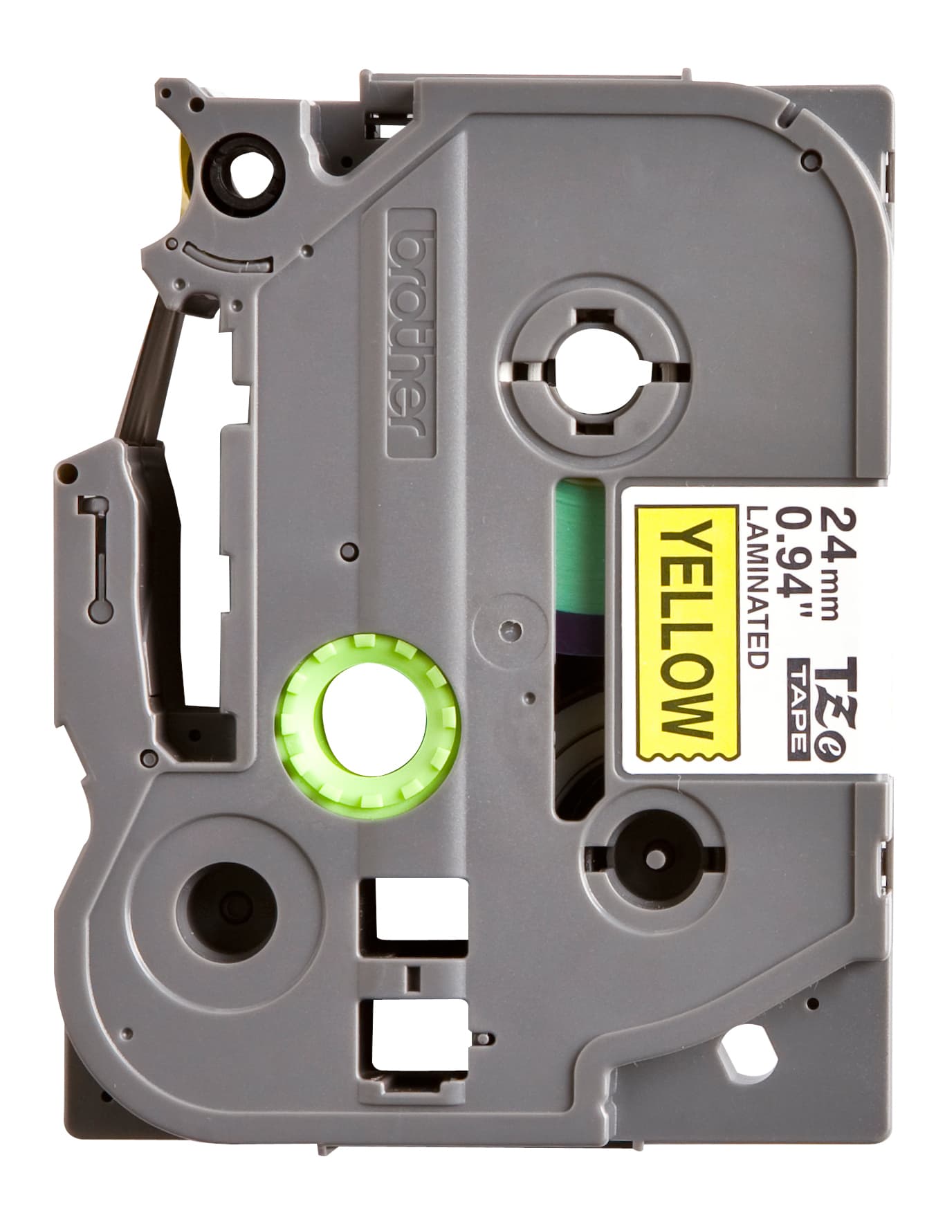 Labeltape Brother P-touch TZe-651 standaard 24mm zwart op geel 2